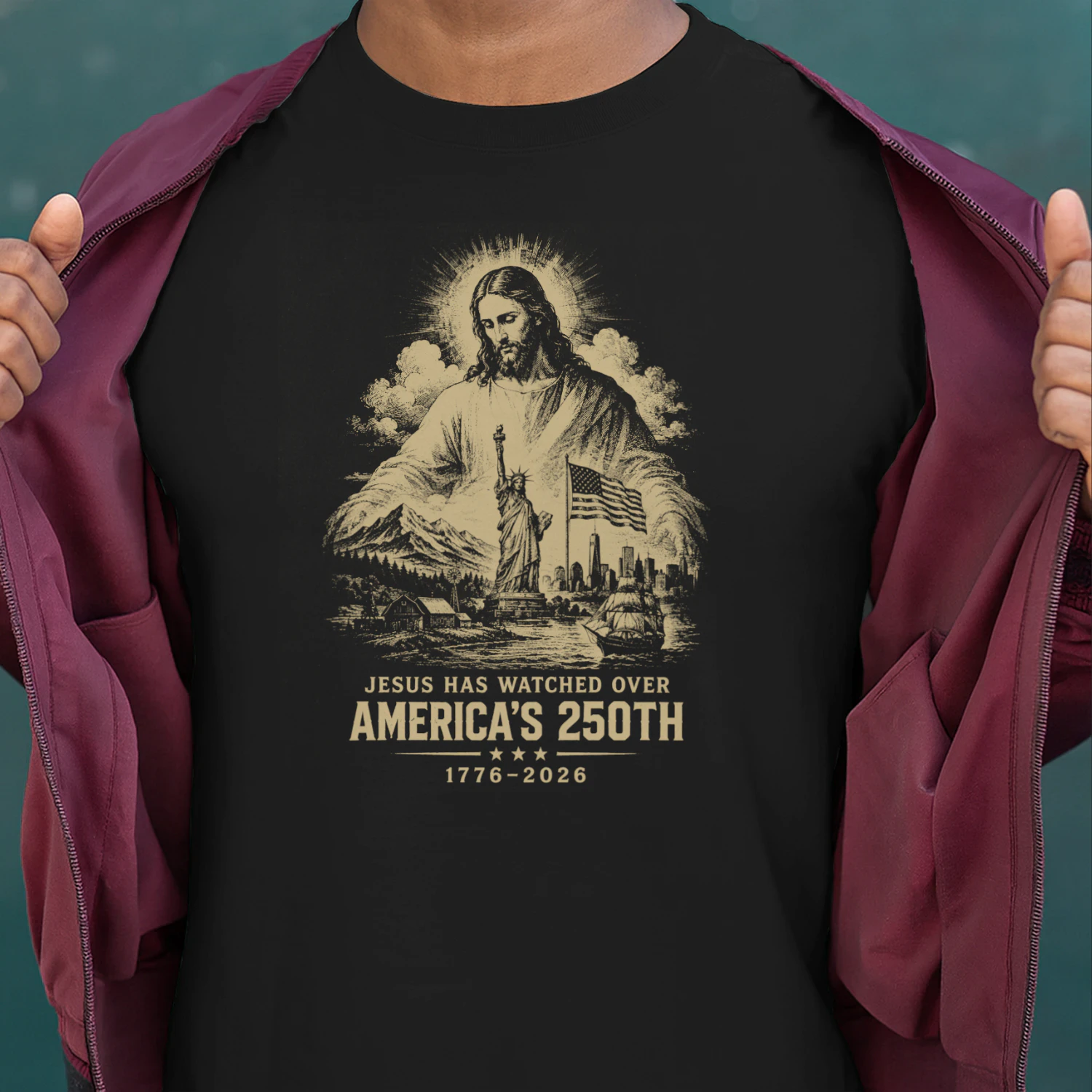 Jesus has watched over america's 250th