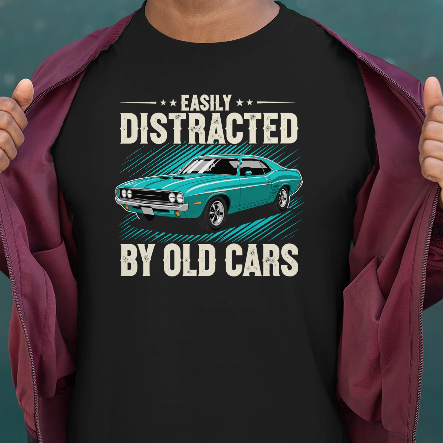 Retro Easily Distracted By Old Cars Classic Car Vintage Hotrod