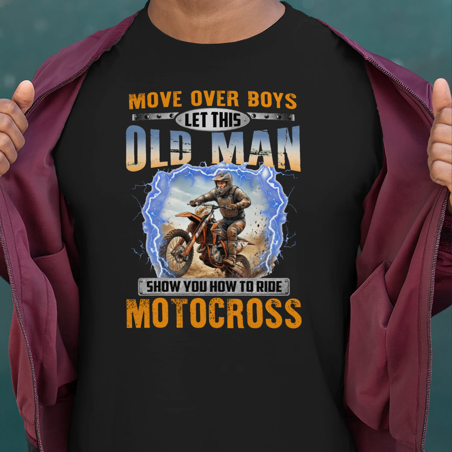 Old Man Show You How To Ride Motocross