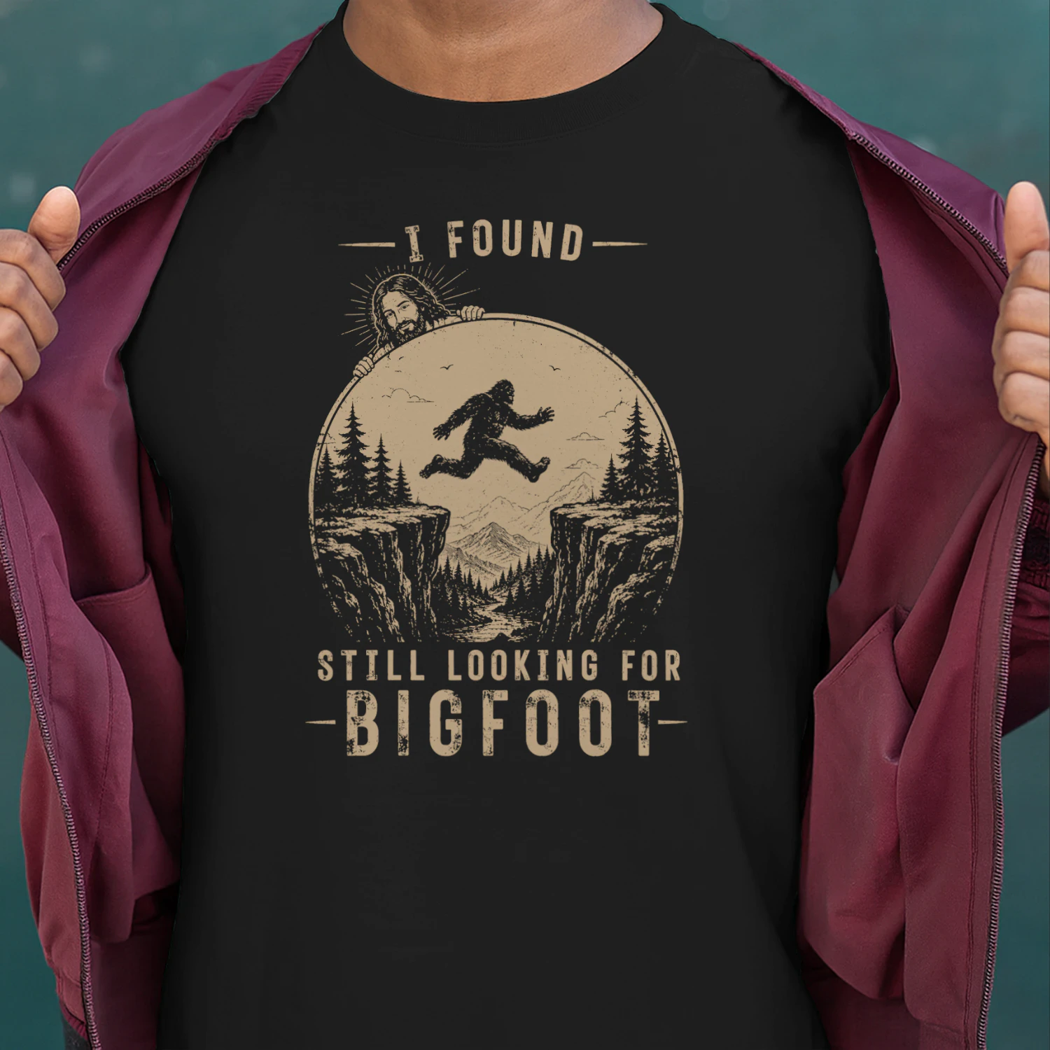 I found still looking for bigfoot