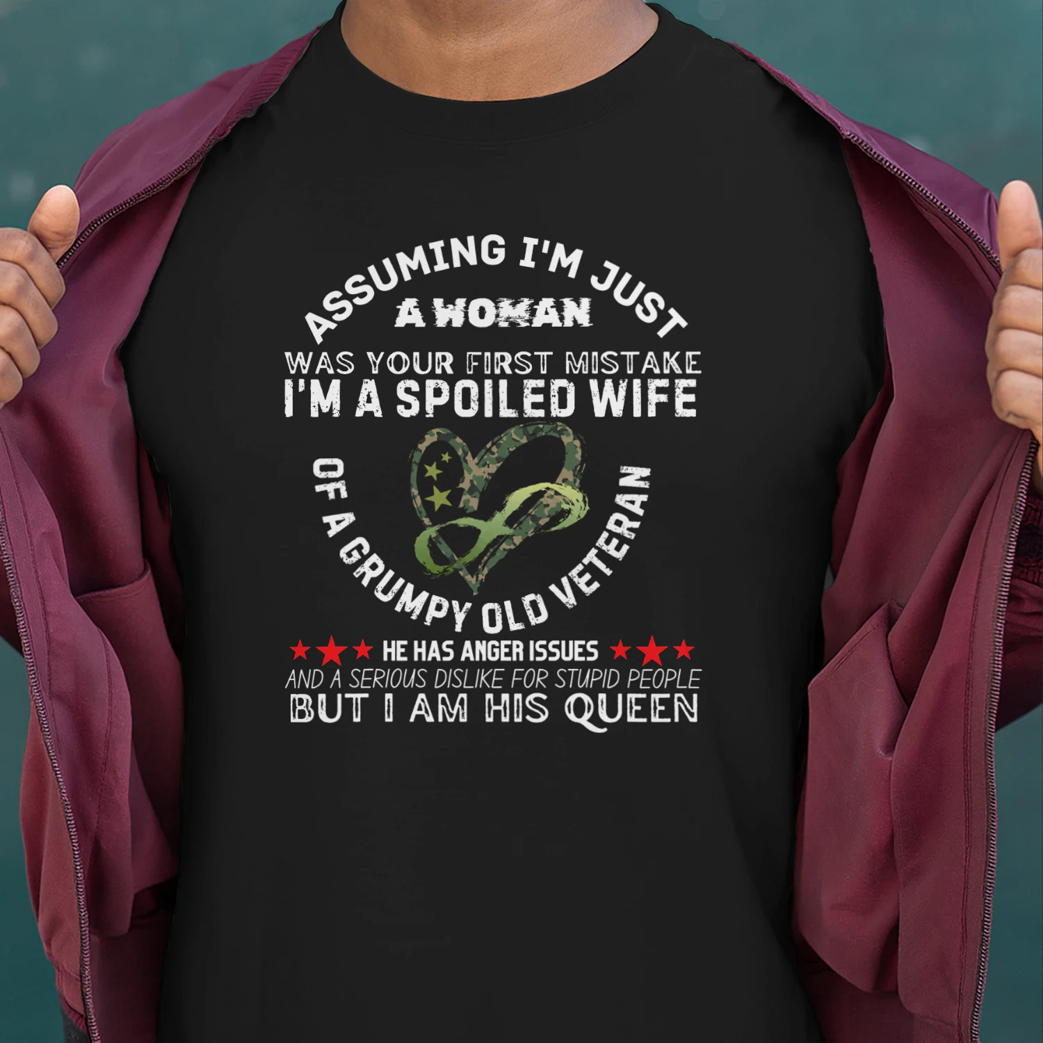 Husband Wife Im A Spoiled Wife Of A Grumpy Old Veteran