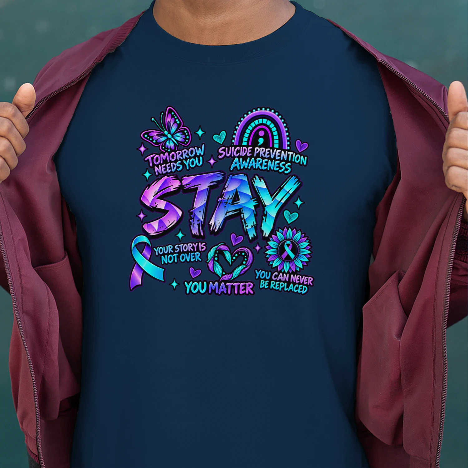 Your Story is Not Over Stay Suicide Prevention Awareness