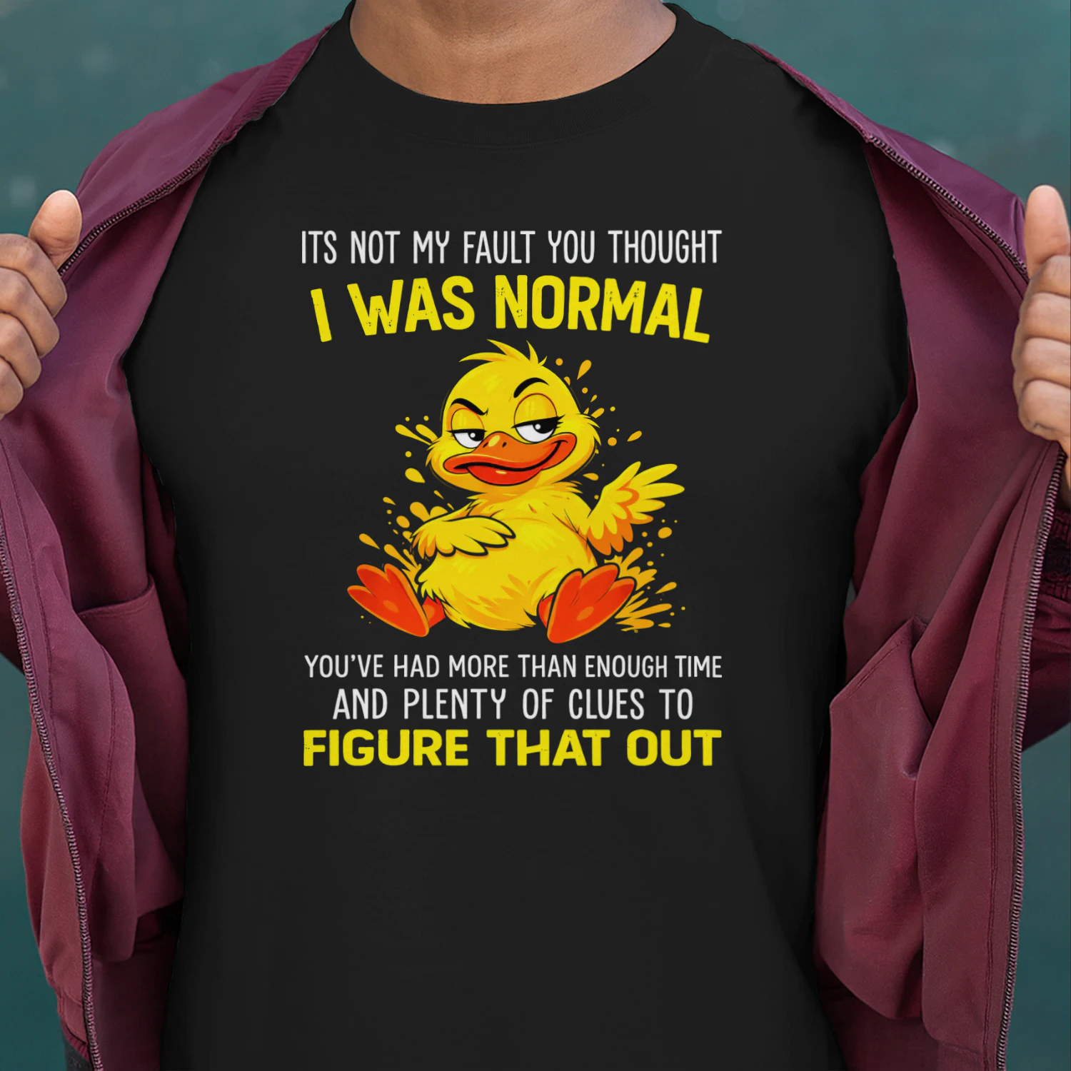 Duck Its Not My Fault You Thought I Was Normal Youve Had Duck