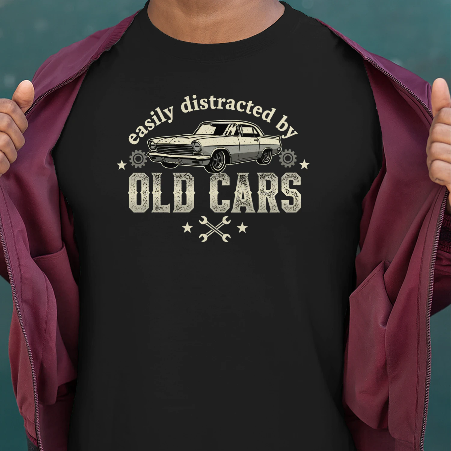 Easily Distrackted By Old Cars Classic Car Guy Hotrod