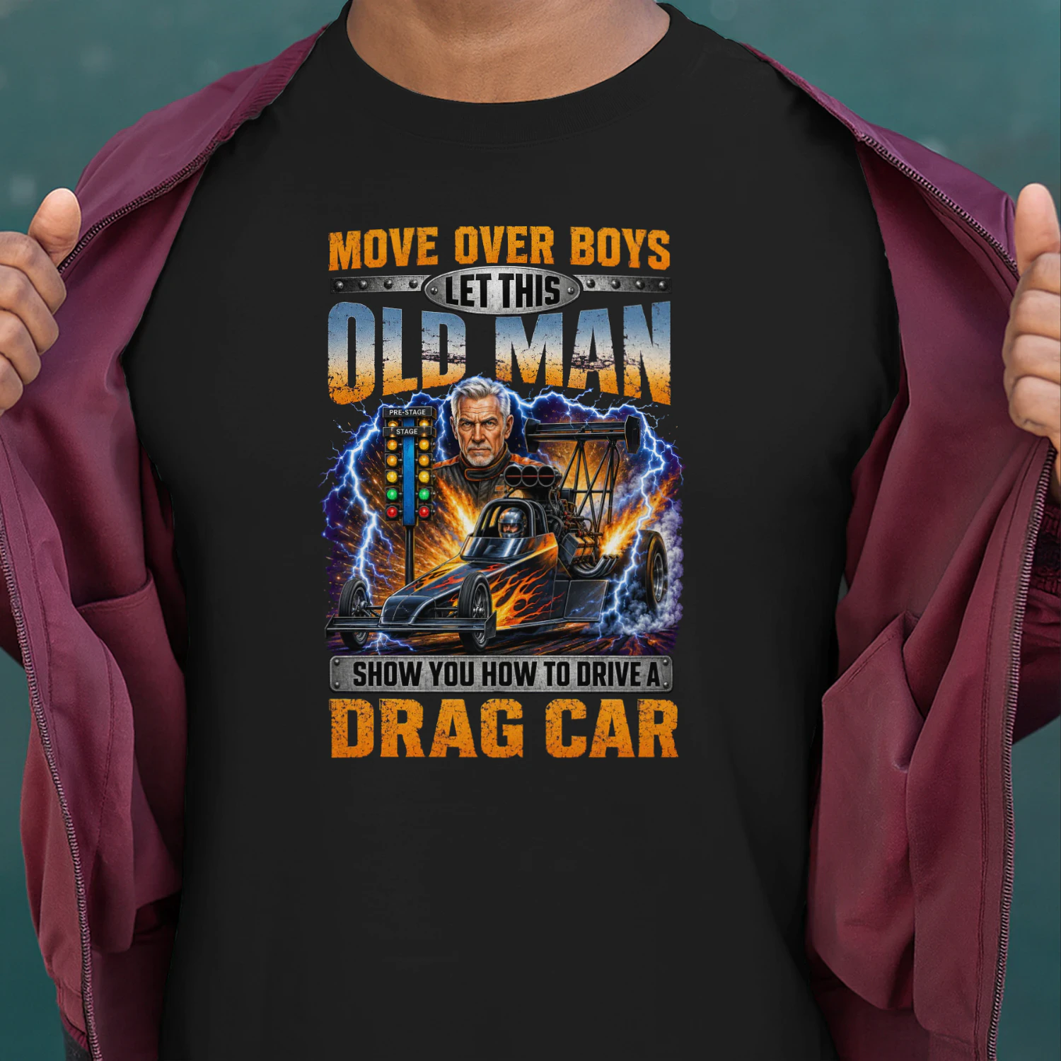 Old Man Show You How To Drive A Drag Car