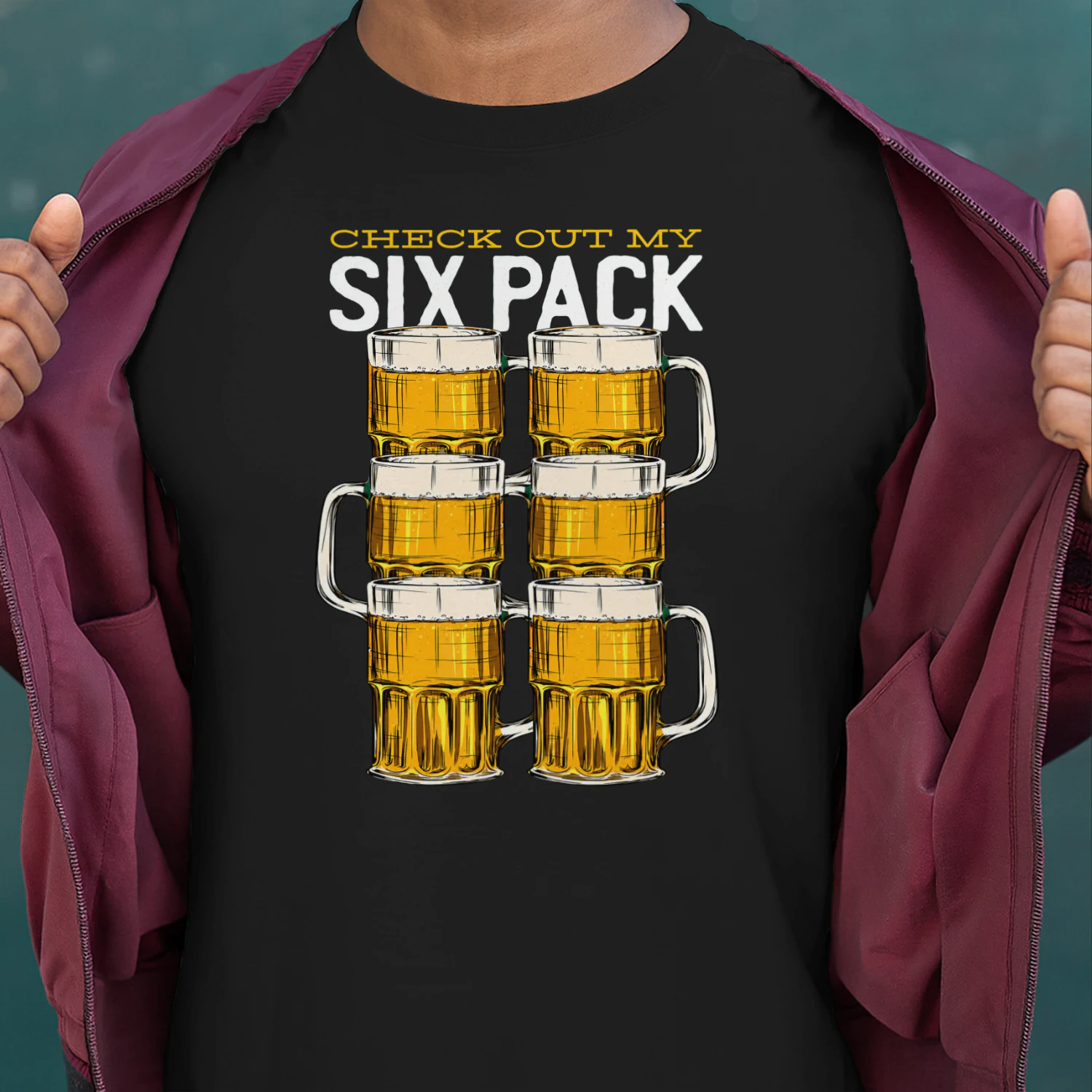 Check Out My Beer Six Pack