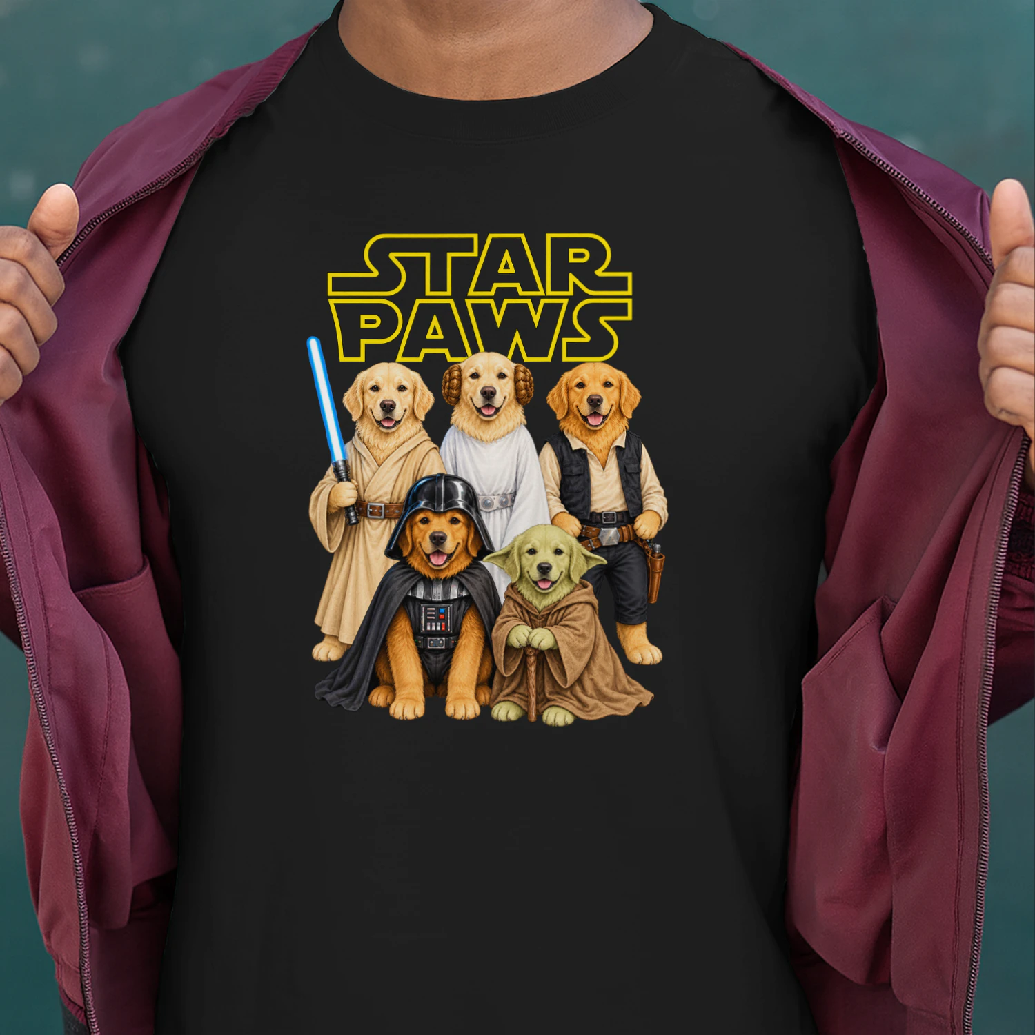 Golden Retriever Star Paw 20