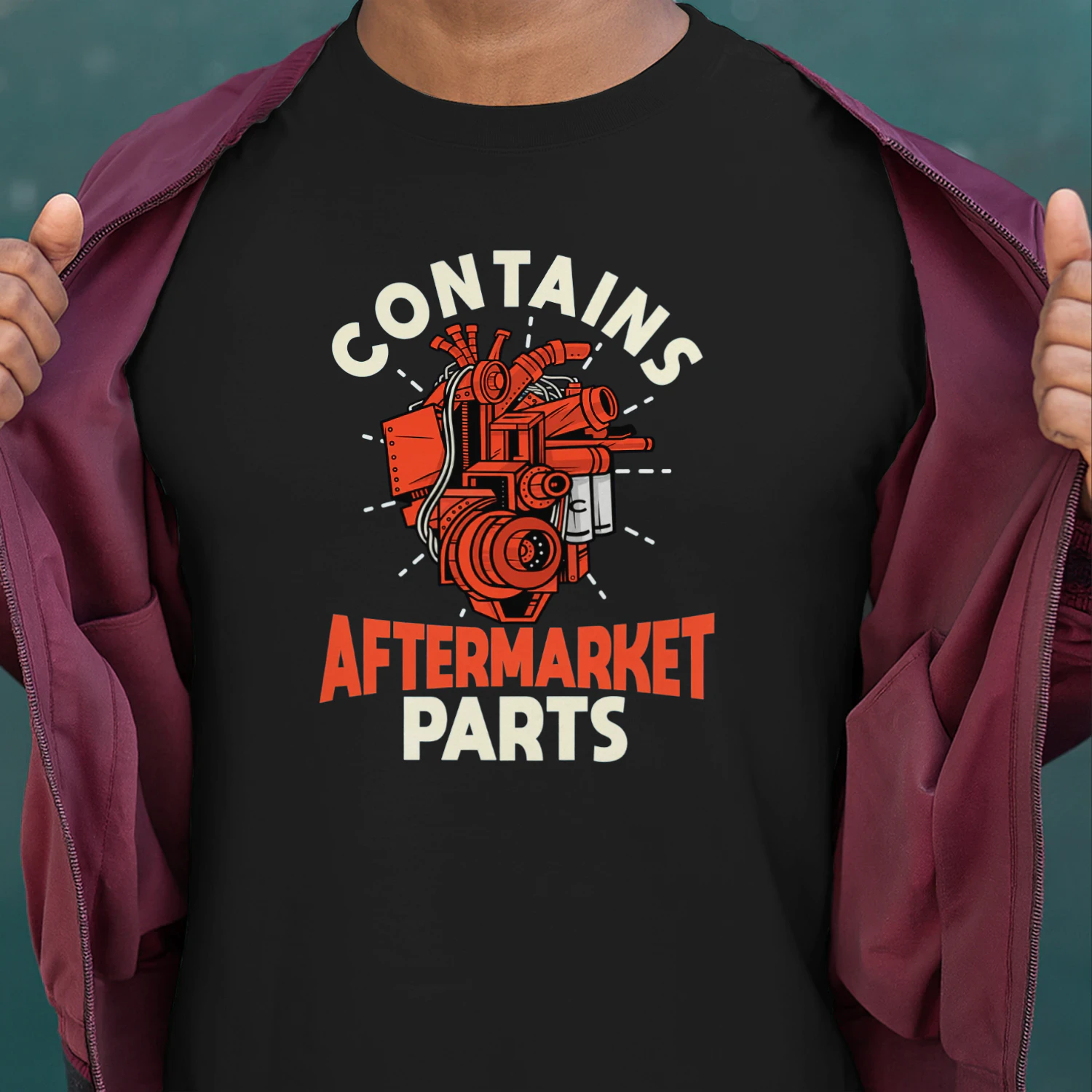Contains Aftermarket Parts Open Heart Surgery Survivor