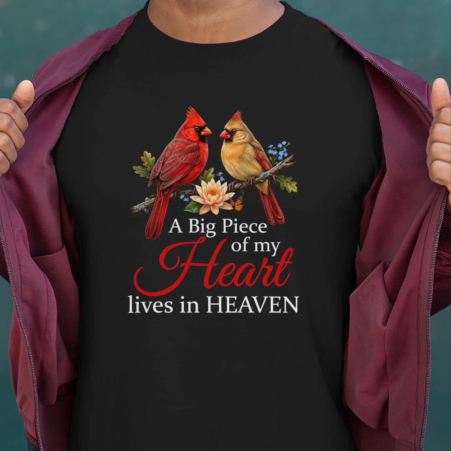A Big Piece Of My Heart Lives In Heaven