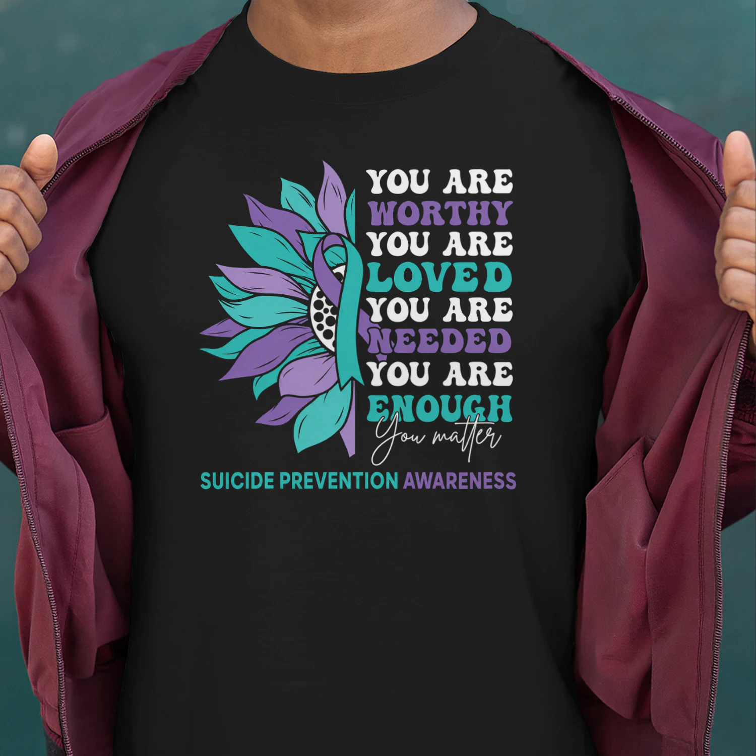 Sunflower Motivational Support Suicide Prevention Awareness Suicide Prevention