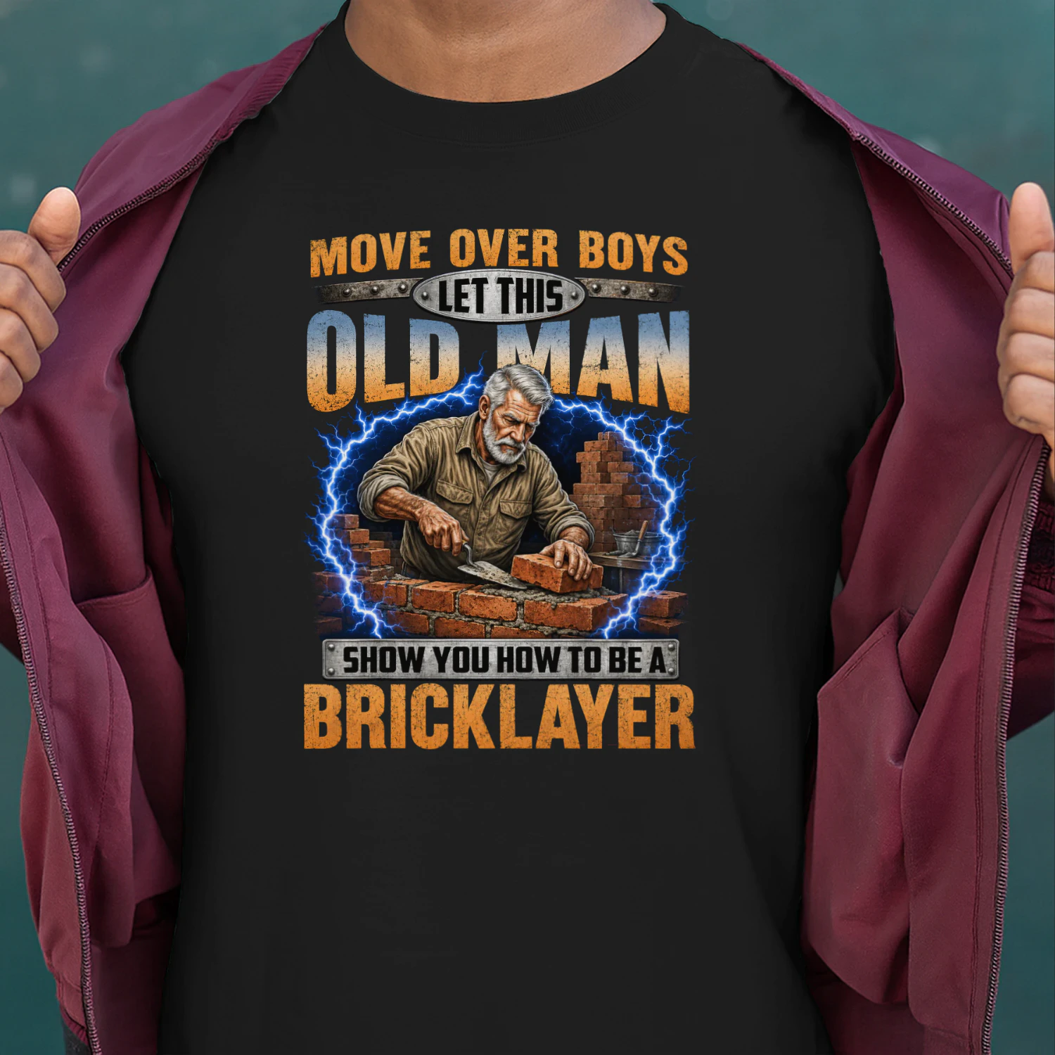 Old Man Show You How To Be A Bricklayer