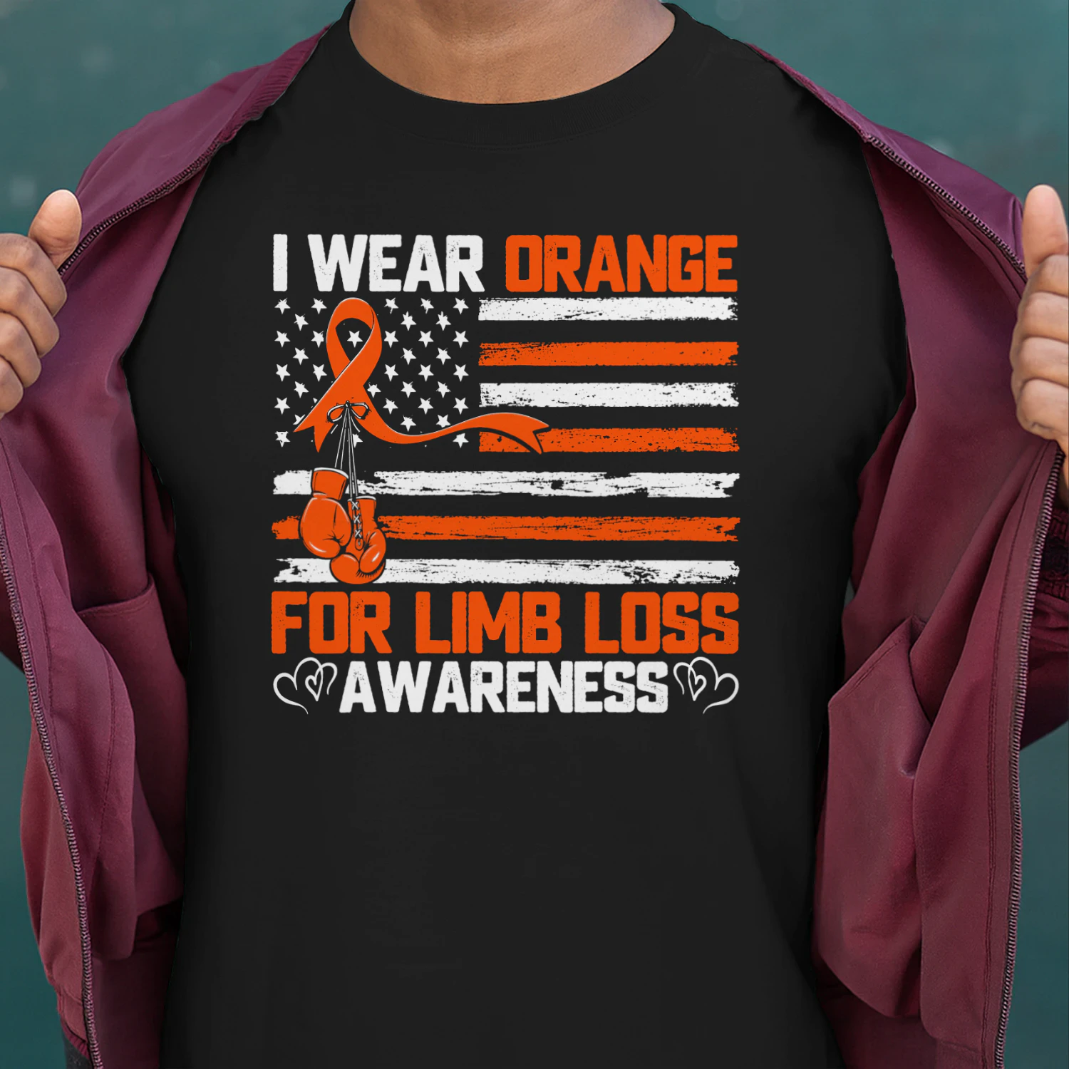 Limb Loss - I wear orange for limb loss awareness