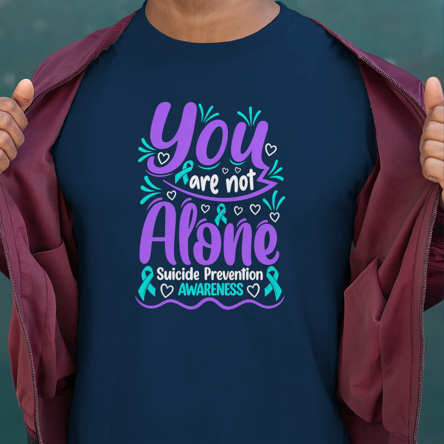 You Are Not Alone Suicide Prevention Awareness