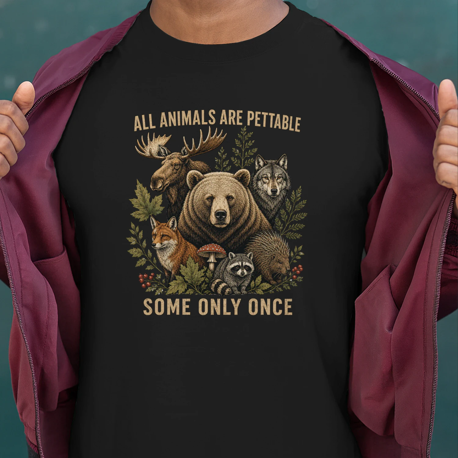 Pettable once