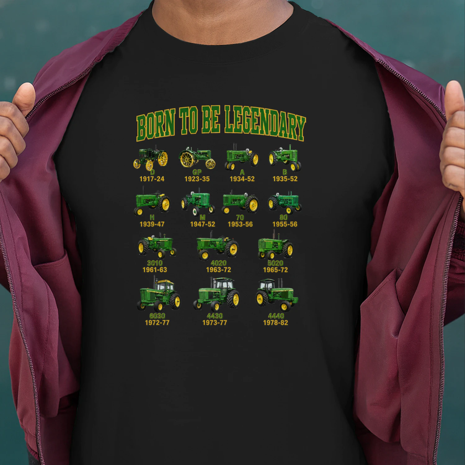 Born to be legendary Green tractors