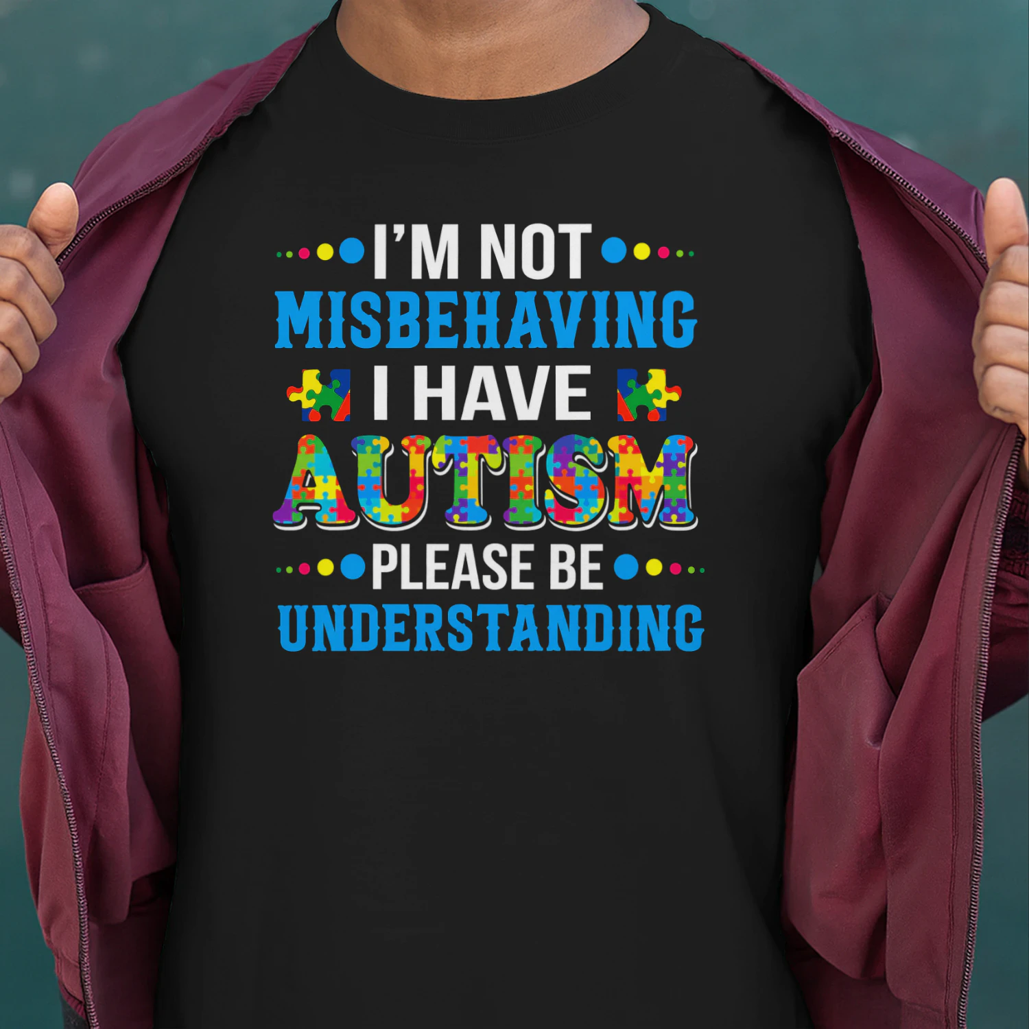 Autism Awareness Im Not Misbehaving I Have Funny Autism