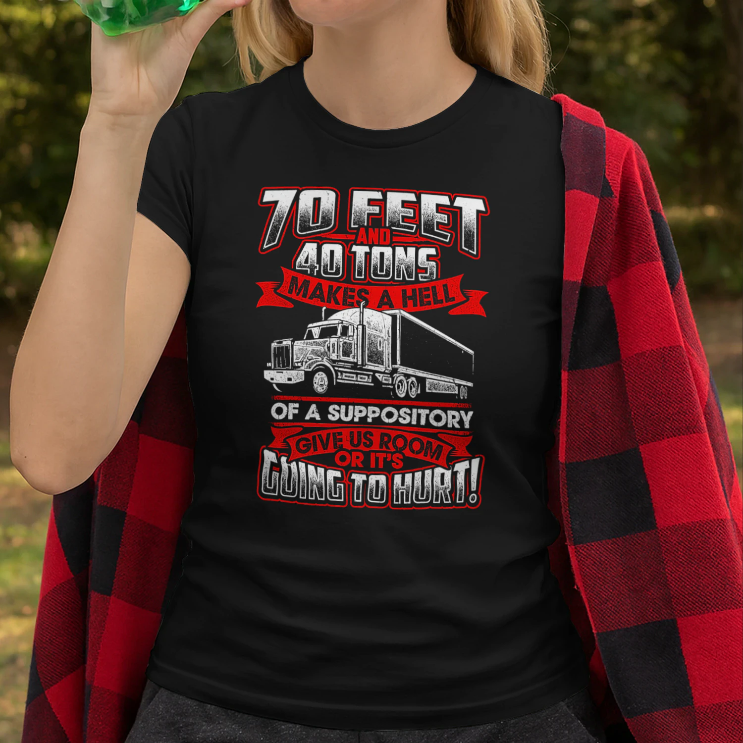 Trucker 70 Feet 40 Ton Power Hell Suppository Truck Trucker