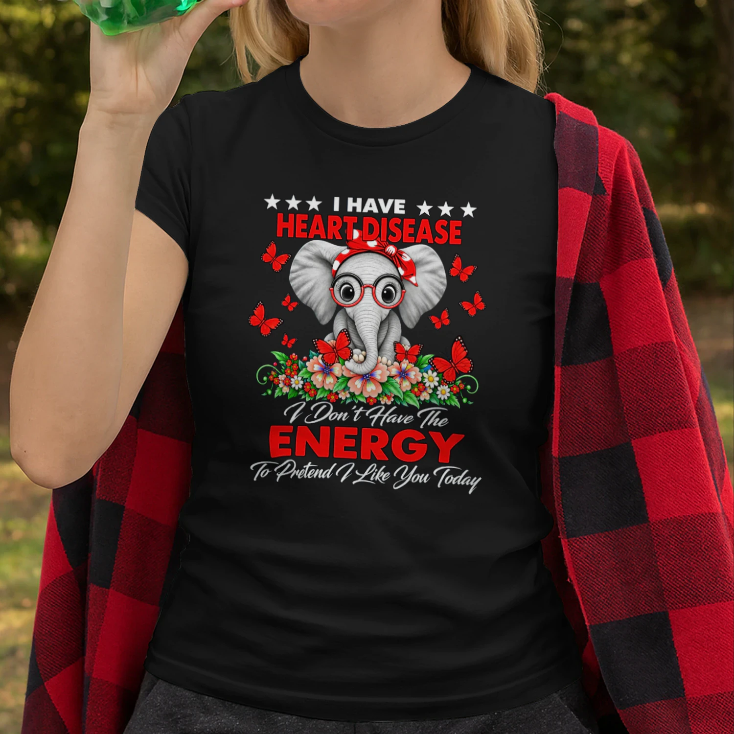 Elephant I Have Heart Disease Awareness