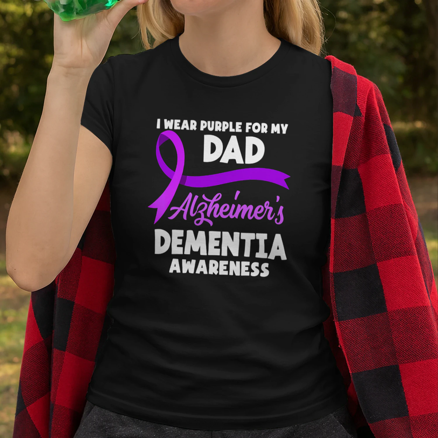 I Wear Purple For My Dad Alzheimer s Dementia Awareness