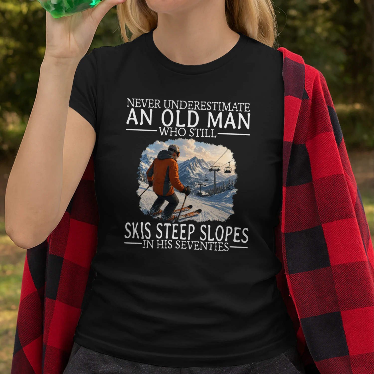 Never Underestimate An Old Man Who Skis Steep Slopes in His Seventies