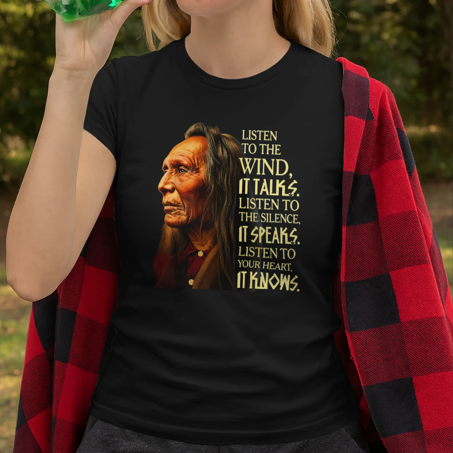 Native American Chief Silence Speaks