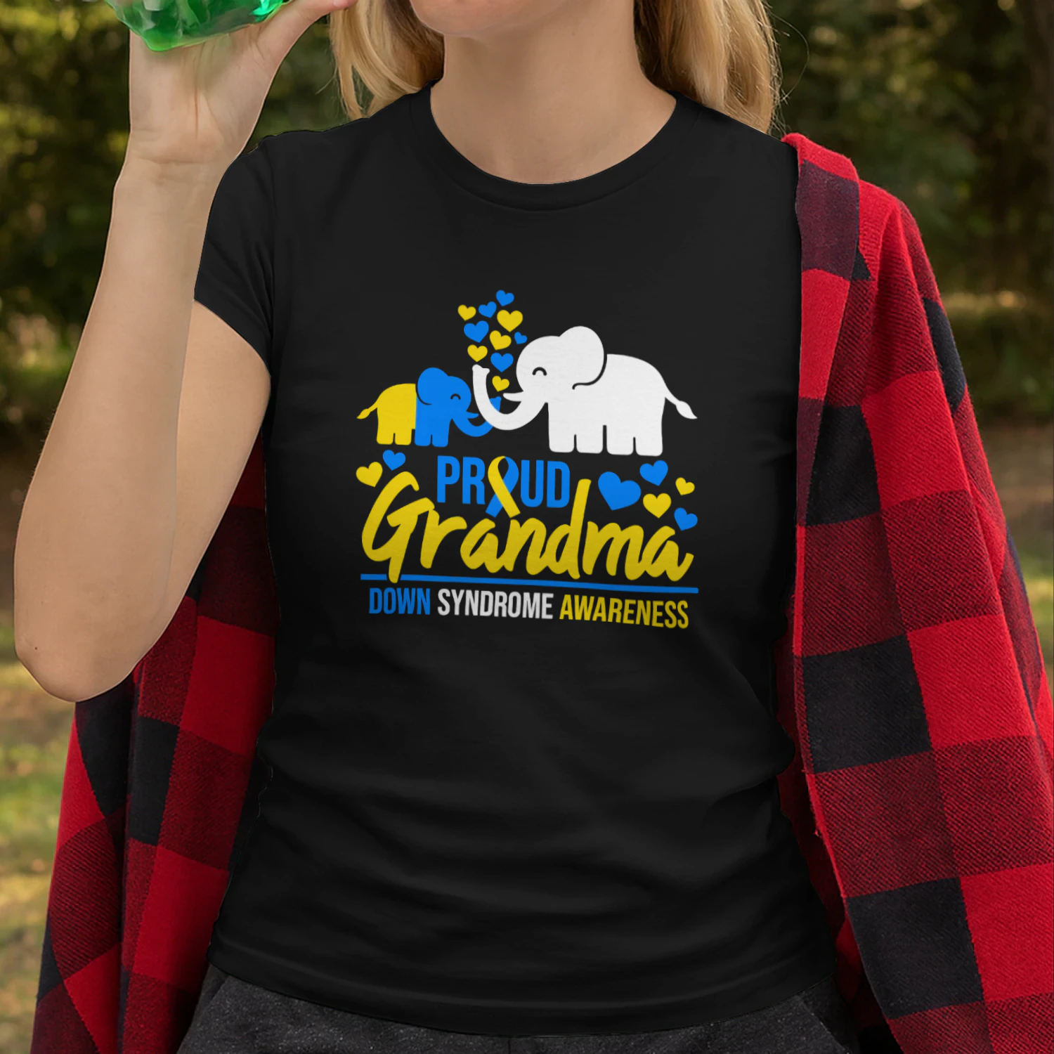 Proud Grandma World Down Syndrome Awareness Day Elephant