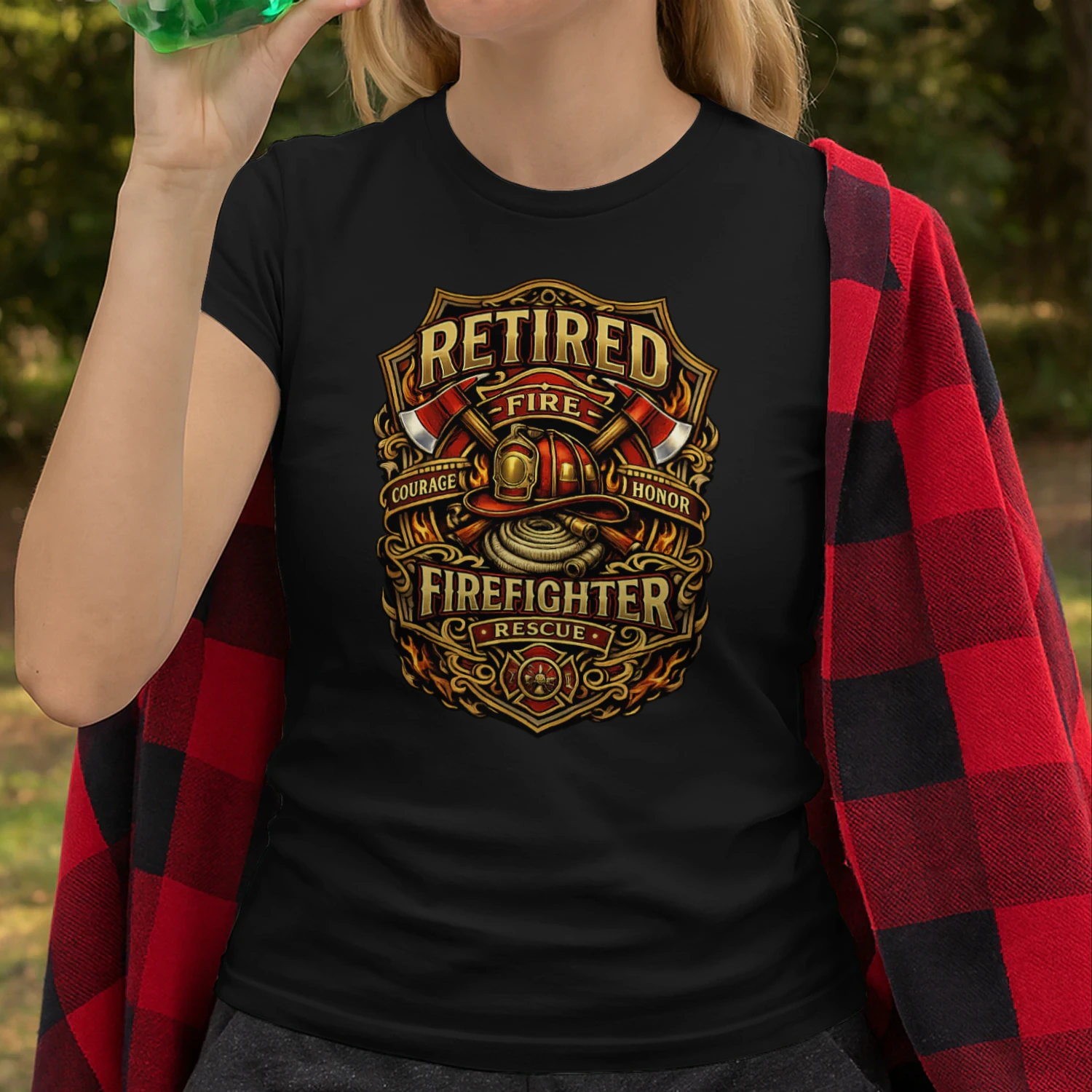 Retired Firefighter Courage Rescue Legacy Tribute Firefighter