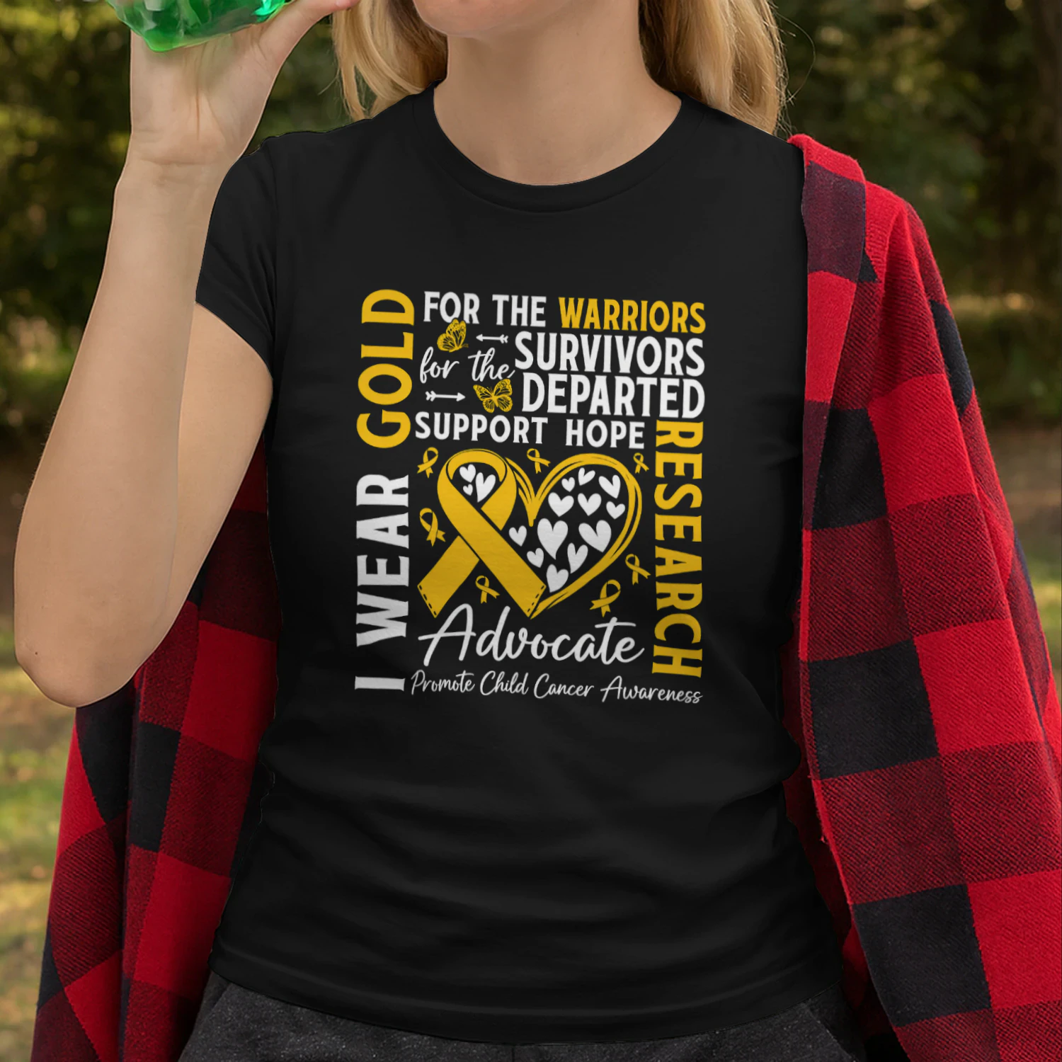 I Wear Gold For Warrior Survivors Childhood Cancer Awareness