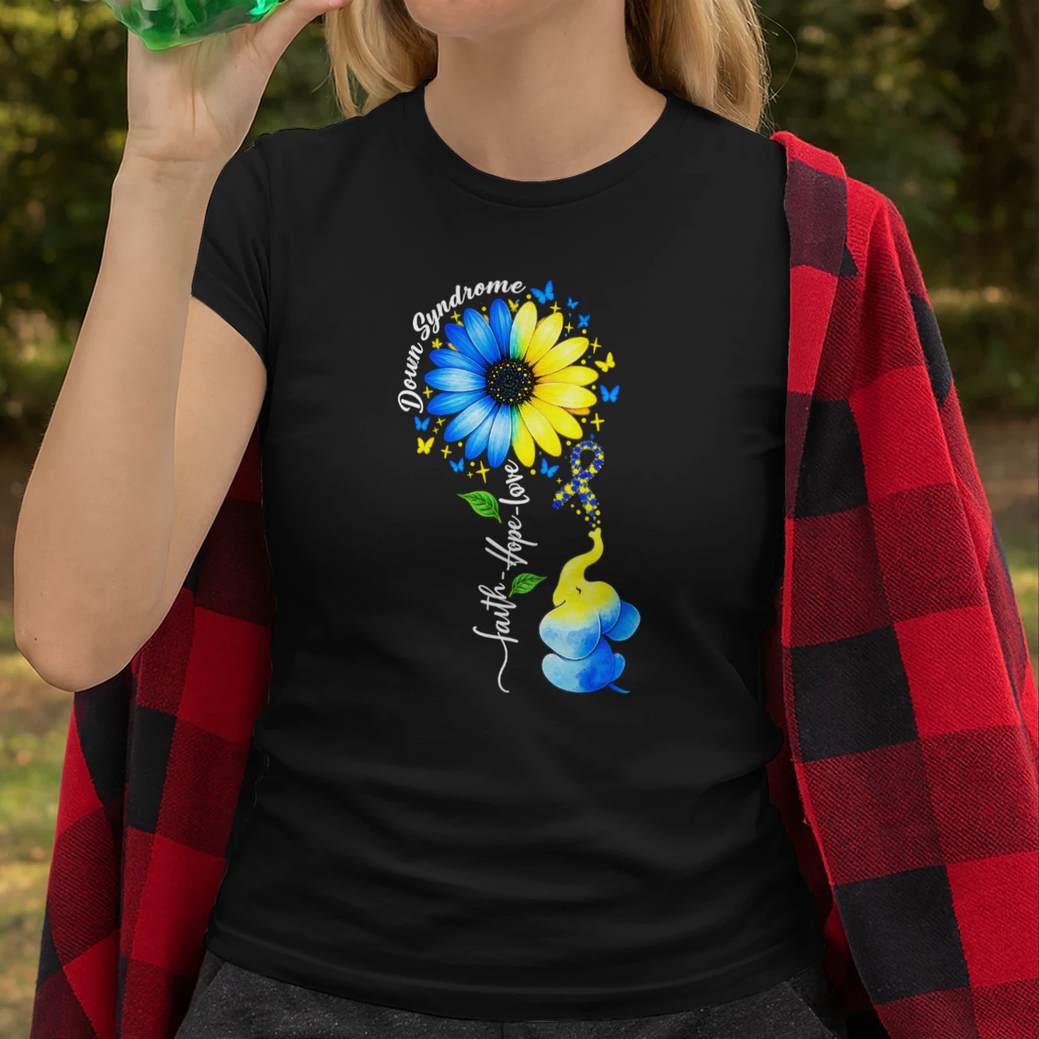 Faith Hope Love Awareness Down Syndrome, The Blue Elephant