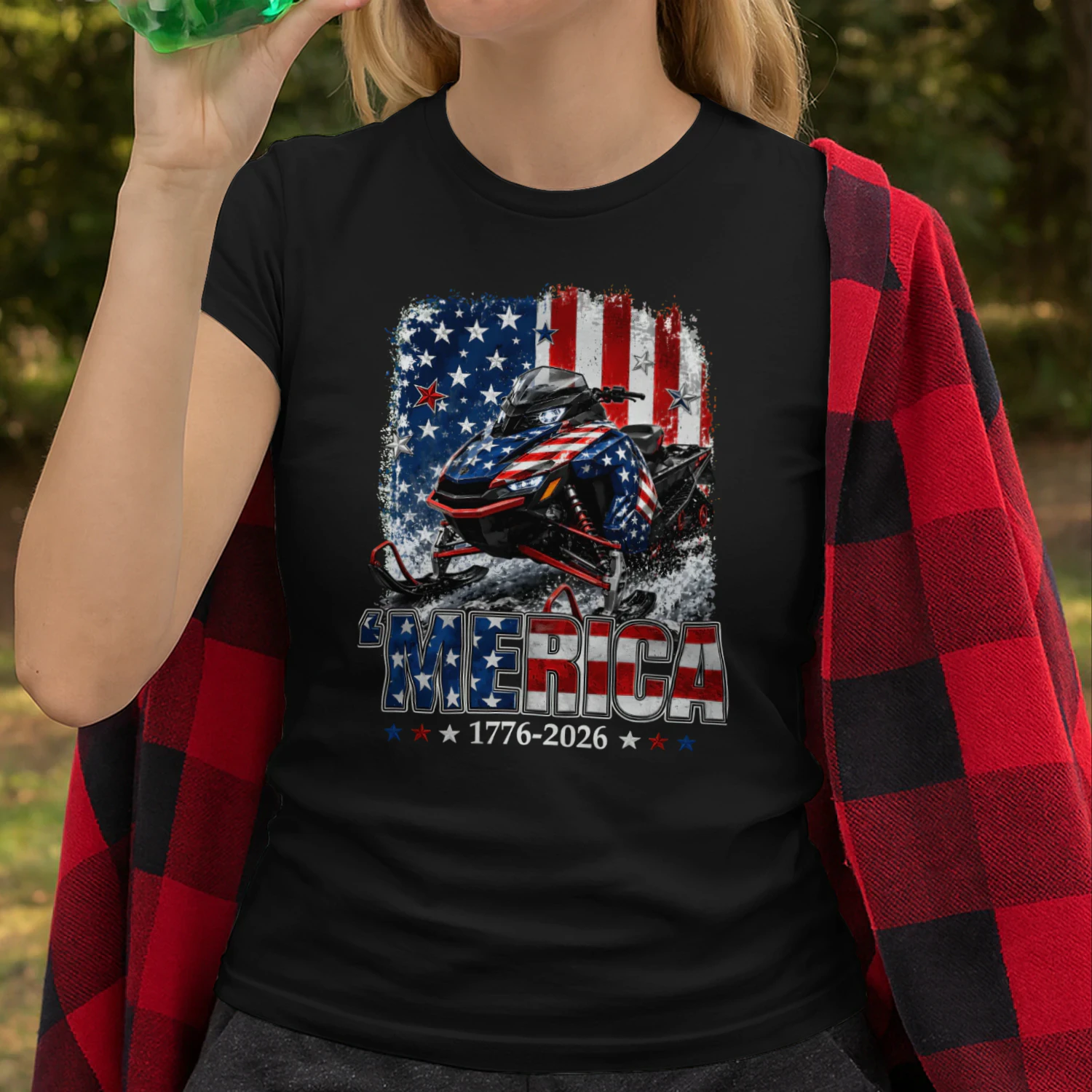 Snowmobile Sled Merica 250 Year America