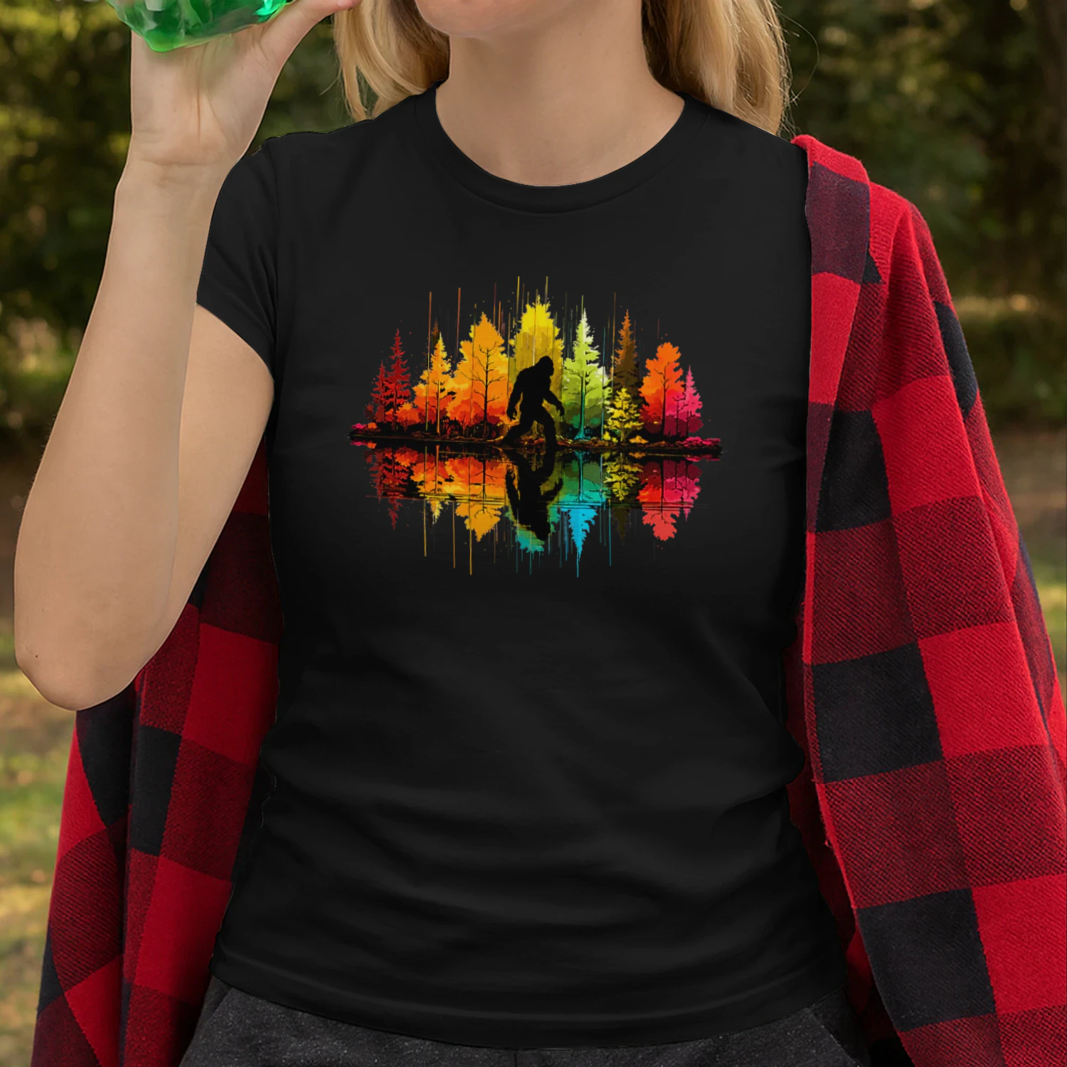 Bigfoot Walking Forest