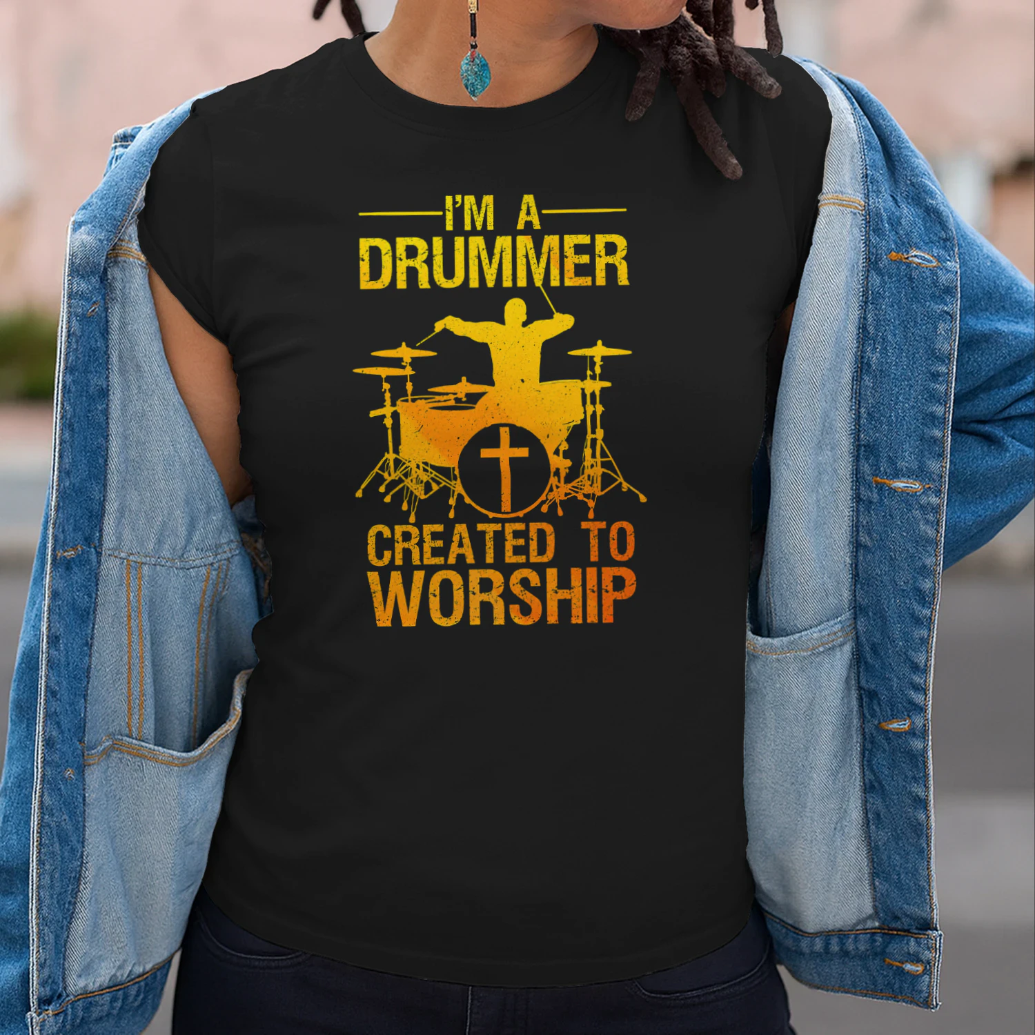 Funny Christian Drummer Art
