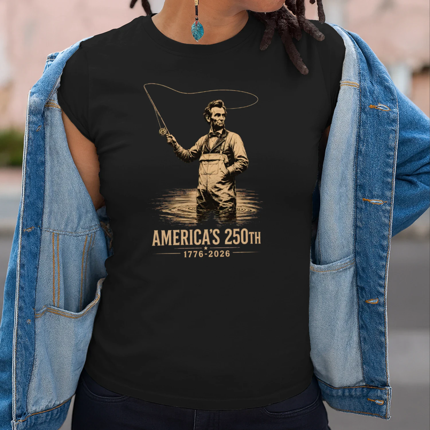 Lincoln fishing america's 250th