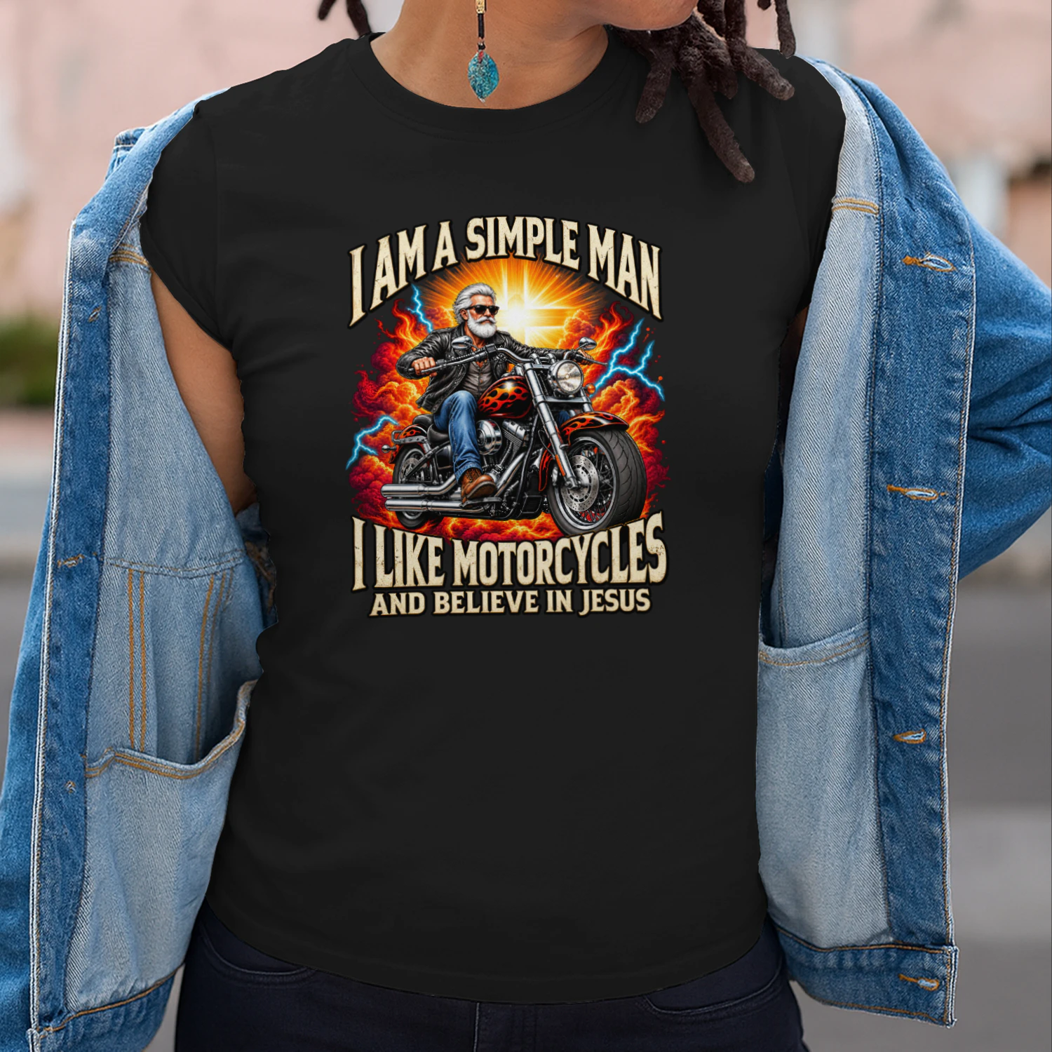 I Am A Simple Man-I Like Motorcycles-Believe In Jesus