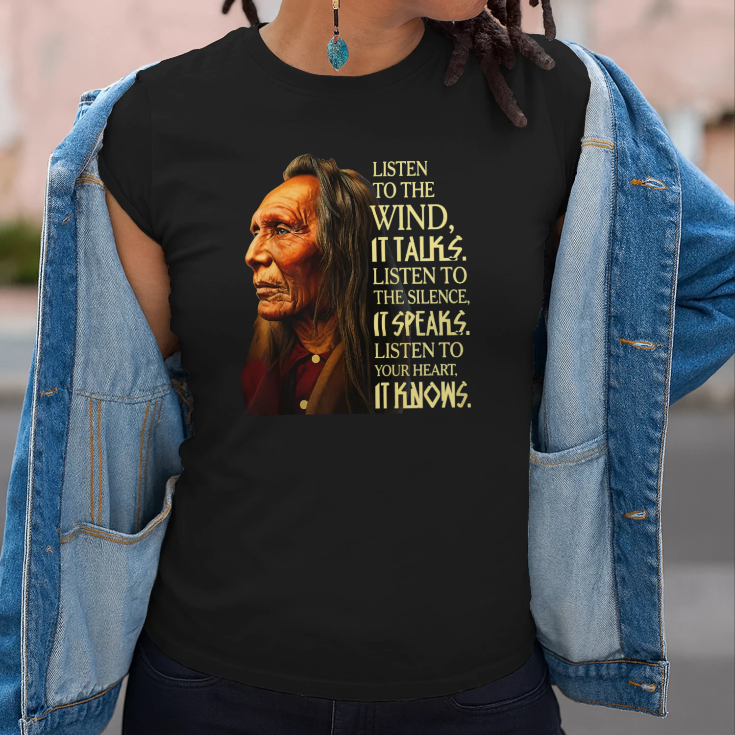 Native American Chief Silence Speaks