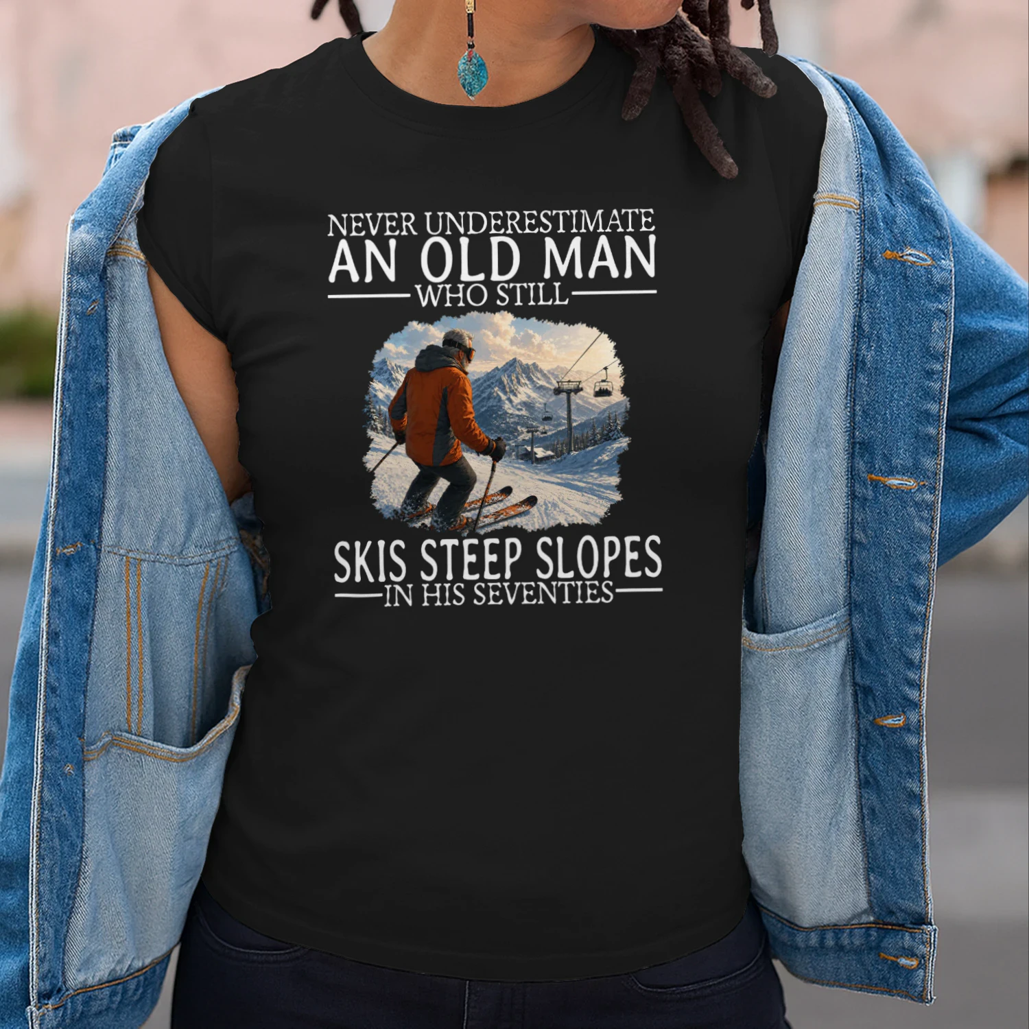 Never Underestimate An Old Man Who Skis Steep Slopes in His Seventies