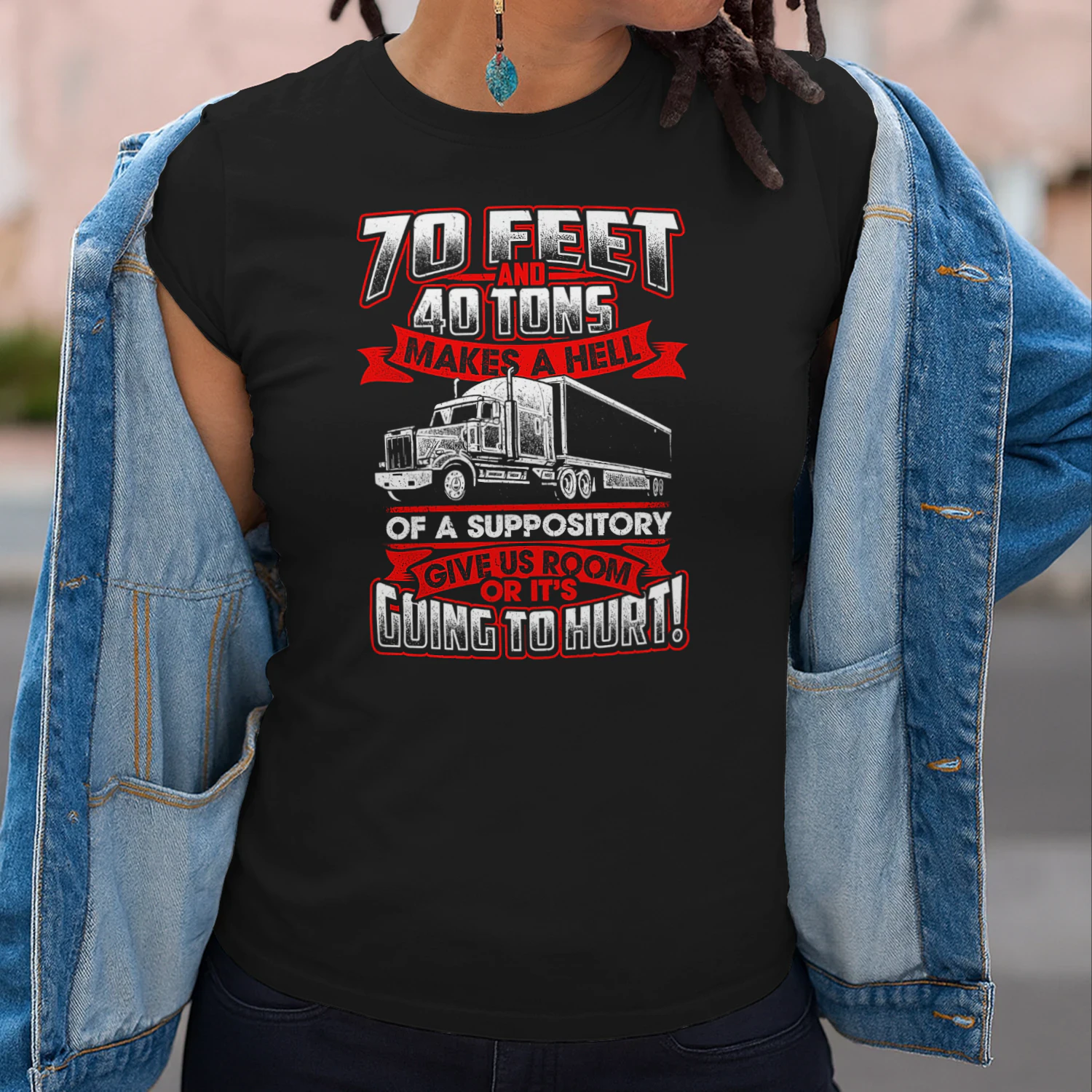 Trucker 70 Feet 40 Ton Power Hell Suppository Truck Trucker