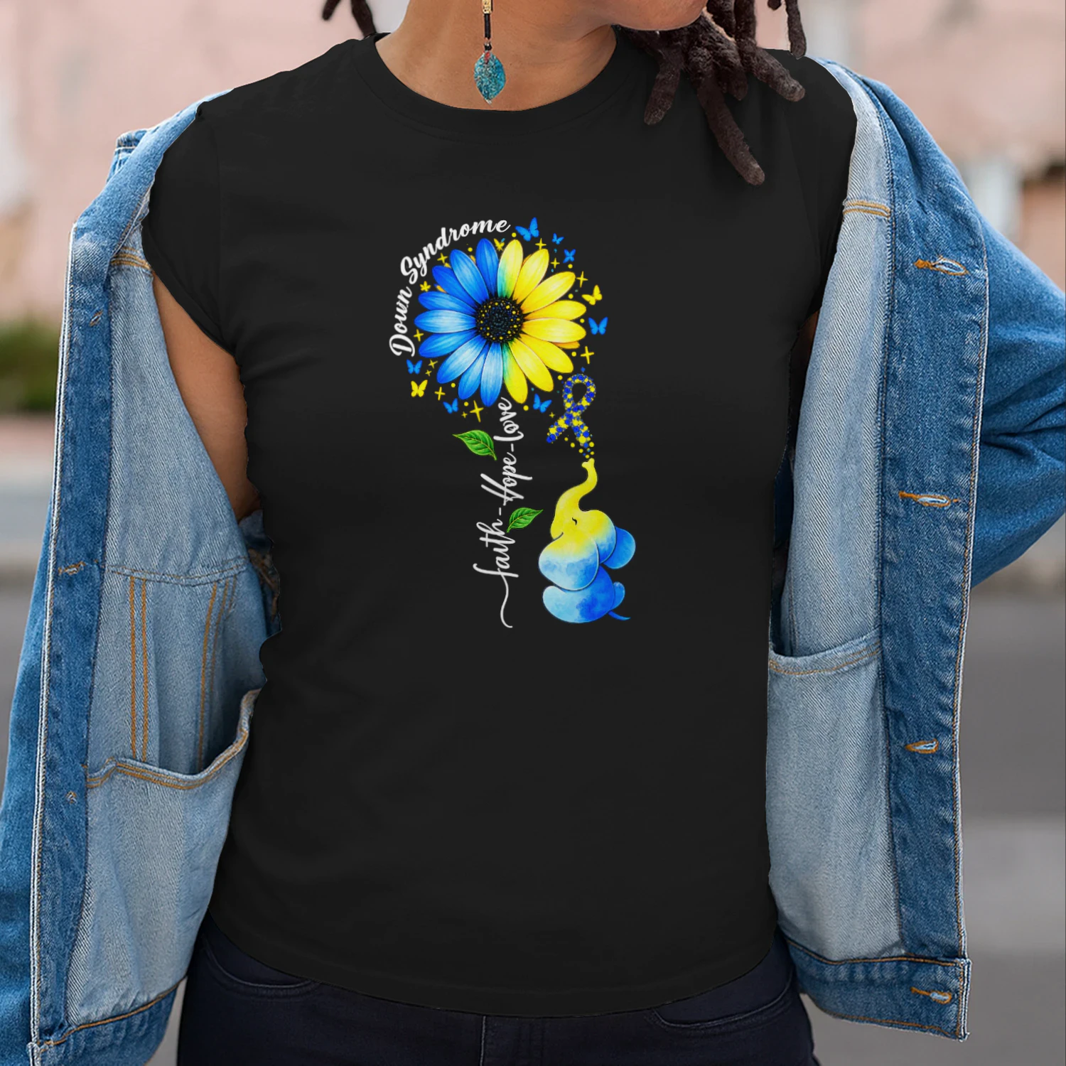 Faith Hope Love Awareness Down Syndrome, The Blue Elephant
