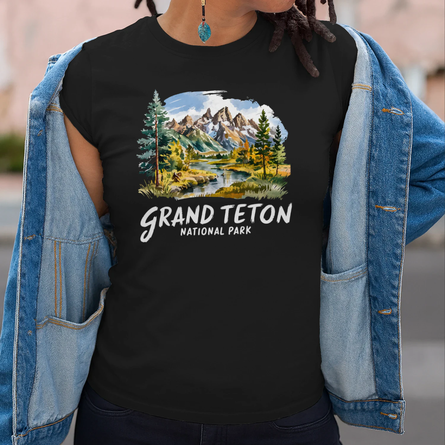 Grand Teton National Park Est 1929 Vintage National Park Wy Cool National Park