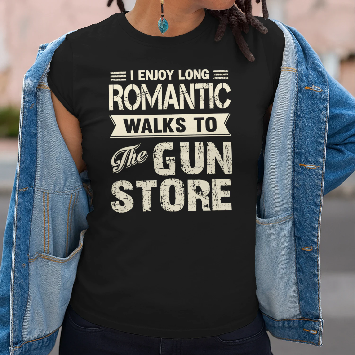 I Enjoy Long Romantic Walks To The Gun Store