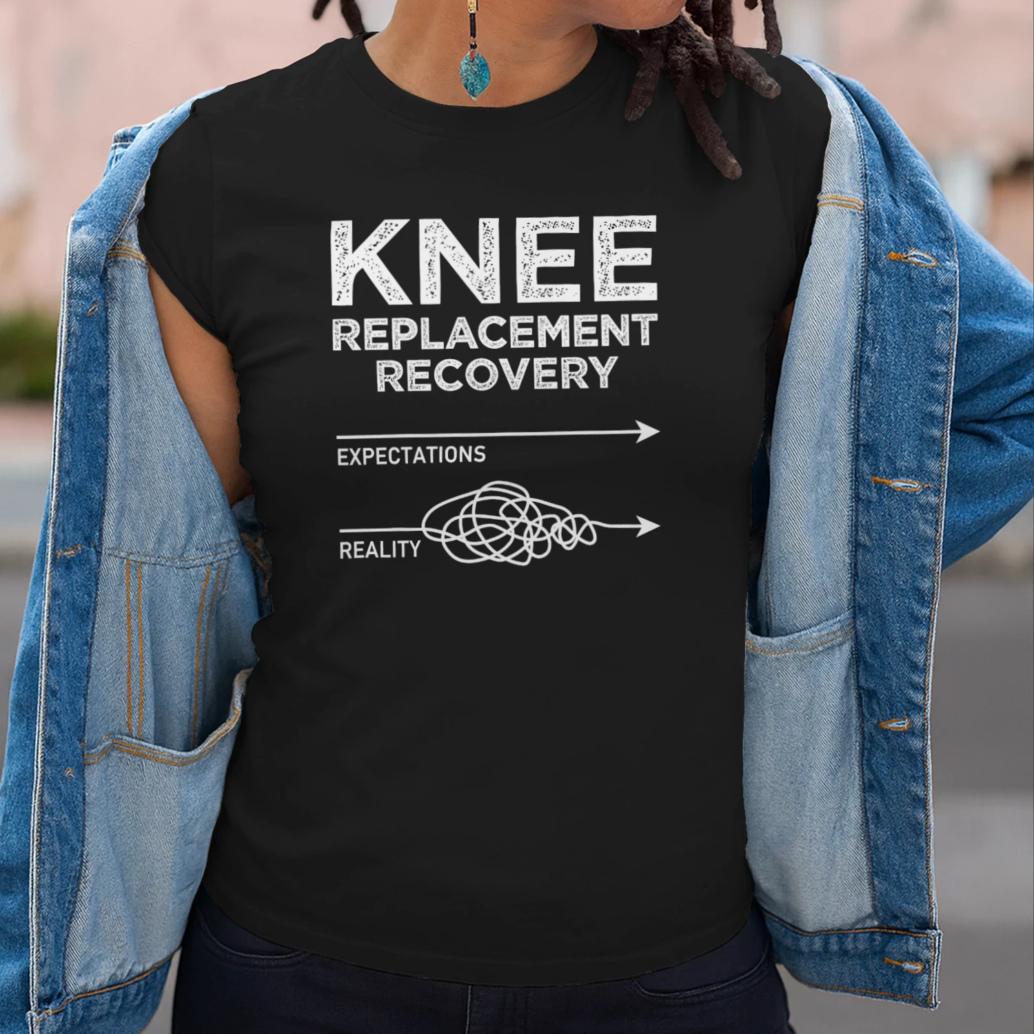 Knee Replacement Recovery Expectations Reality Funny Saying