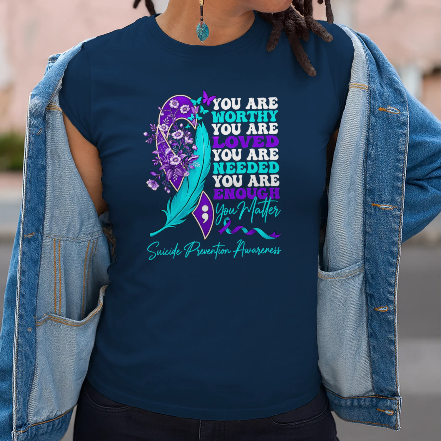 Suicide Prevention Awareness positive motivational Support