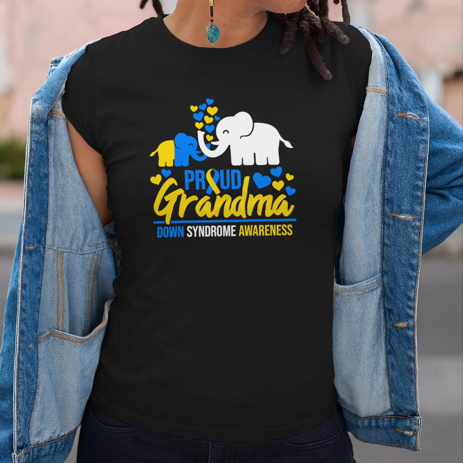 Proud Grandma World Down Syndrome Awareness Day Elephant