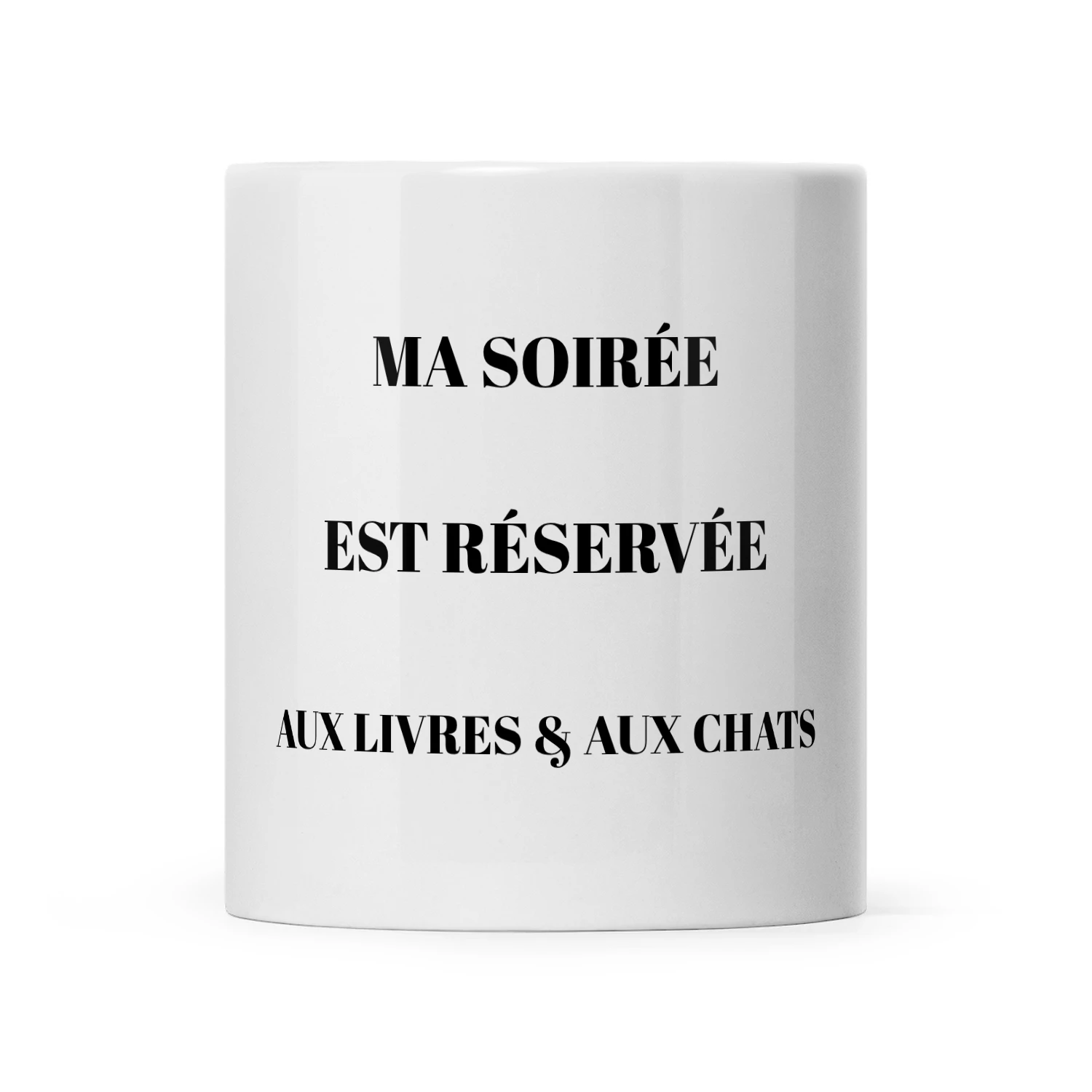 Mug lecture — Ma soirée est réservée