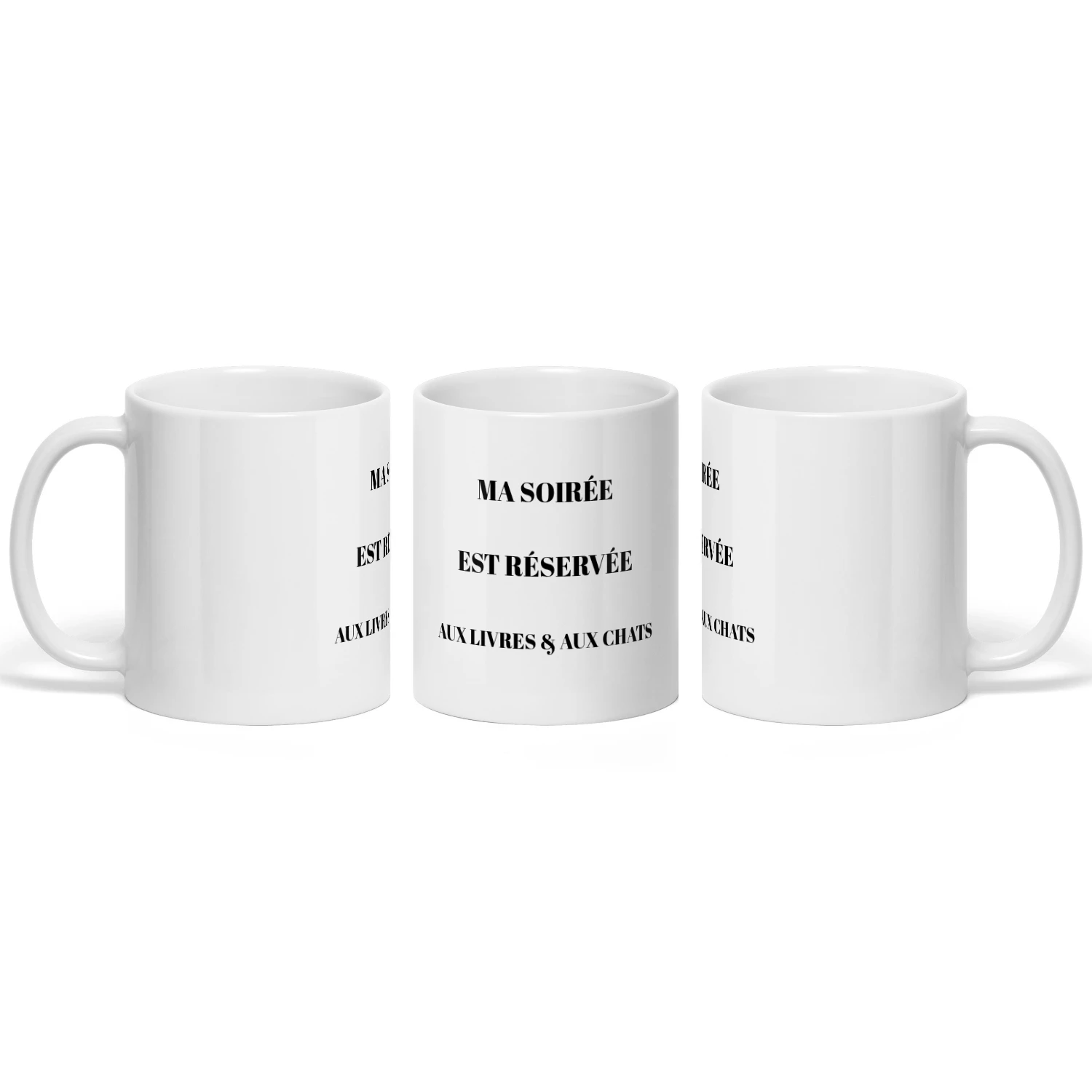Mug lecture — Ma soirée est réservée