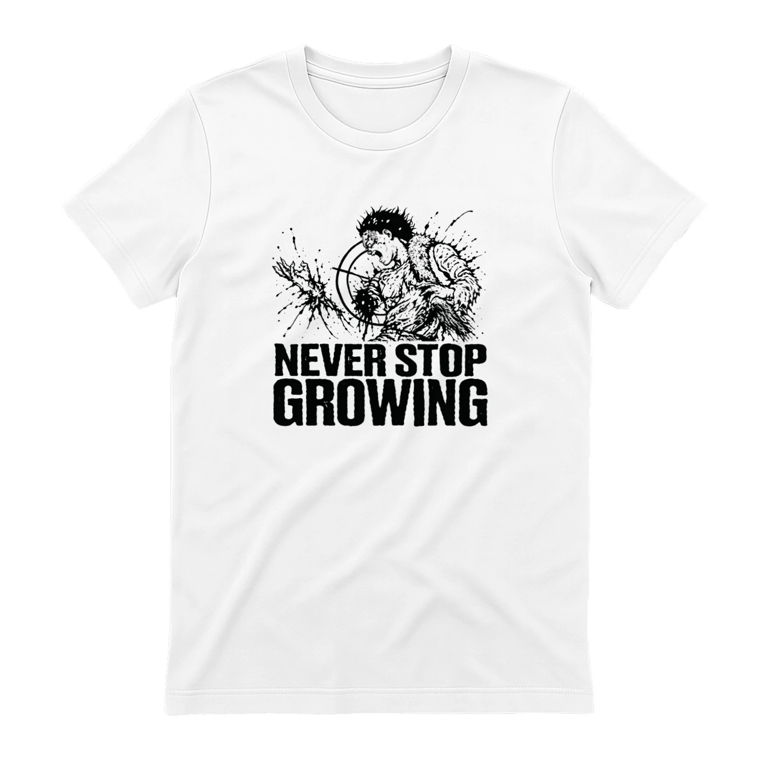 Akira Tetsuo Never Stop Growing Anime T-shirt