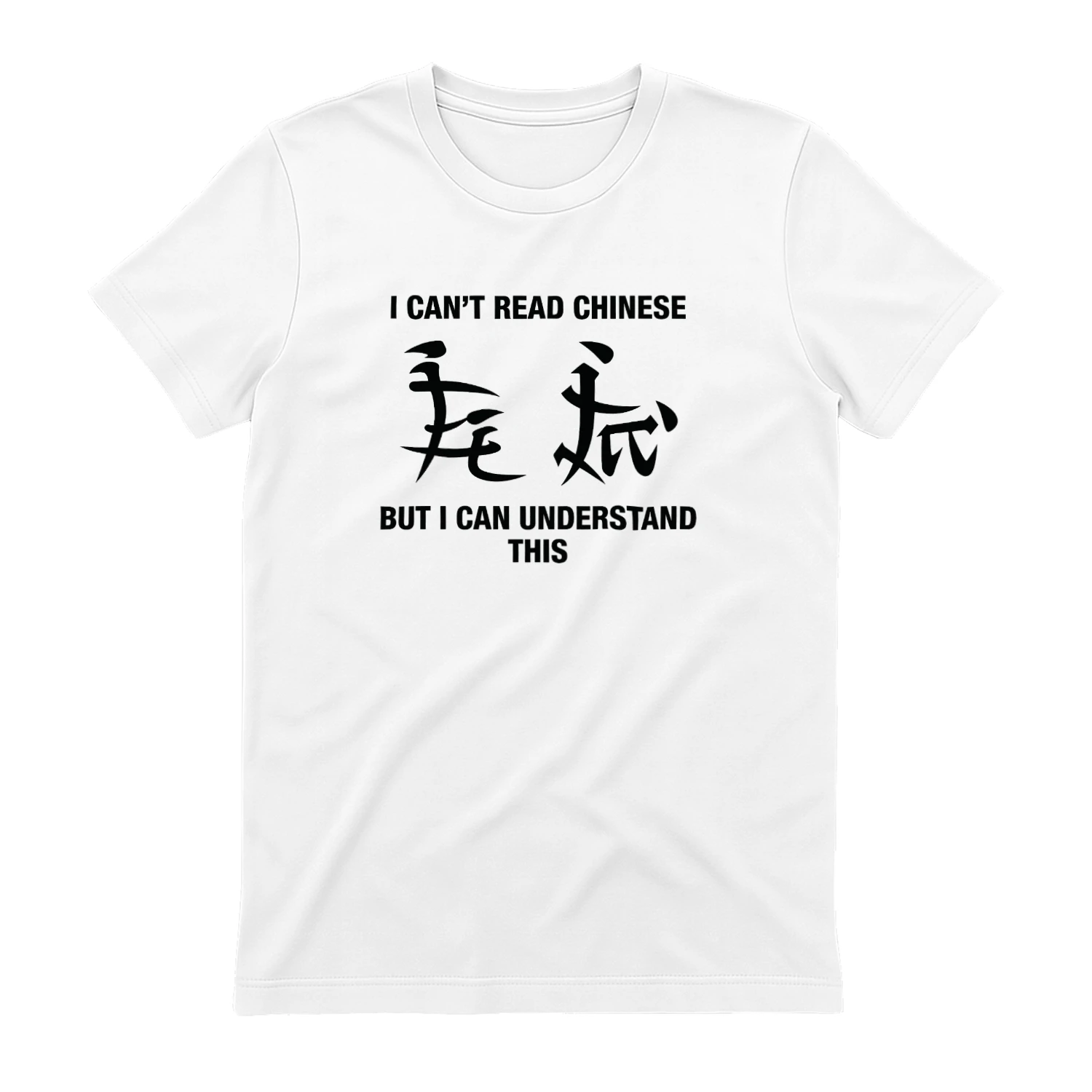 I Can’t Read Chinese But I Can Understand This Shirt