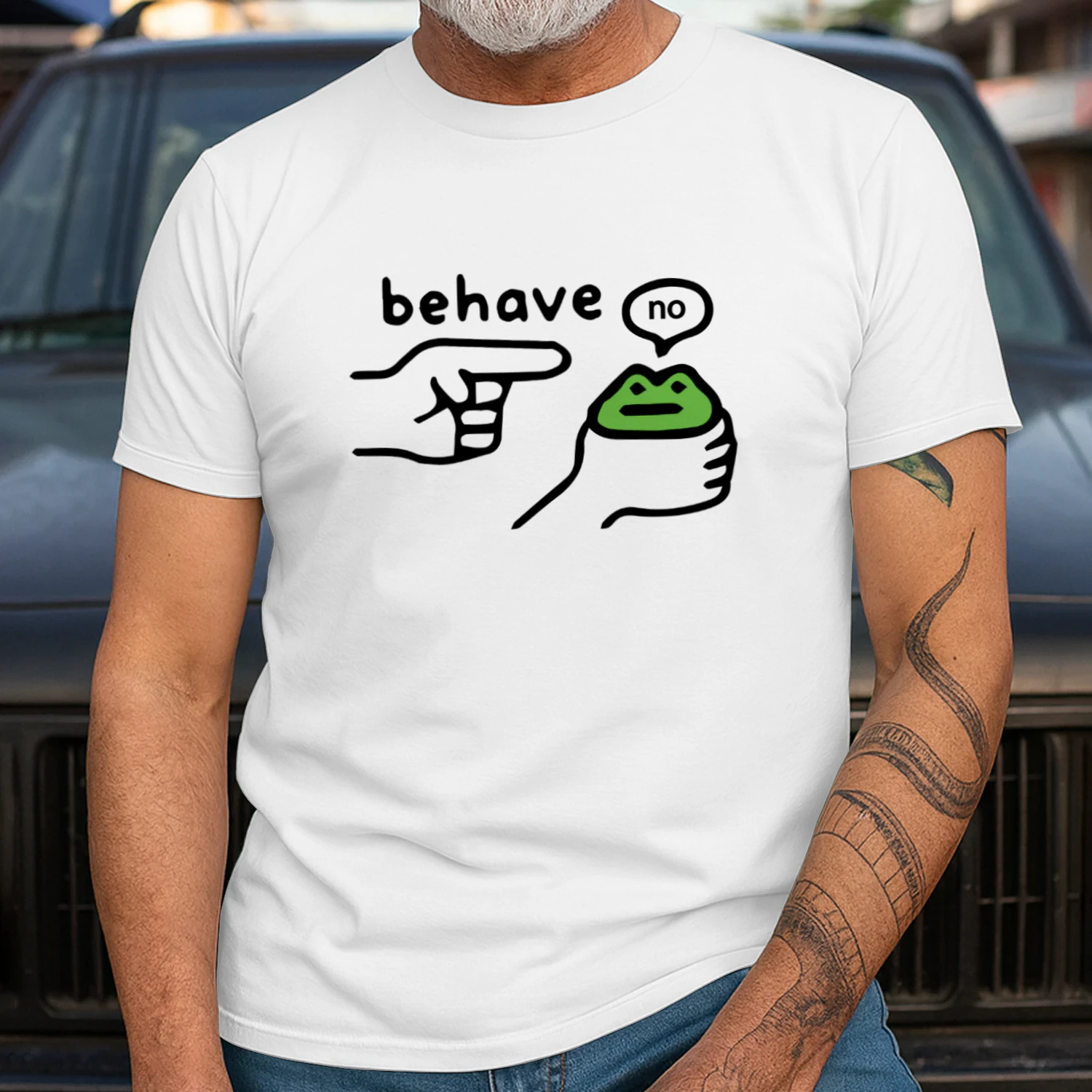 Dishonest Frog Funny Frog Meme Behave No T Shirt