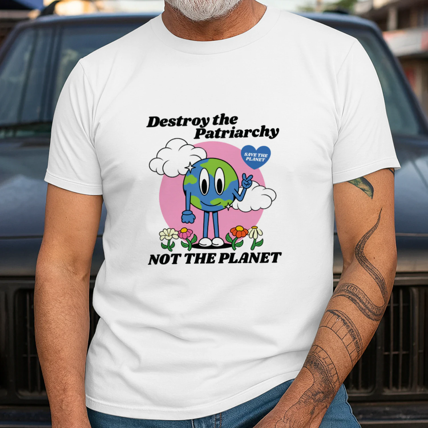 DESTROY THE PATRIARCHY NOT THE PLANET T-SHIRT