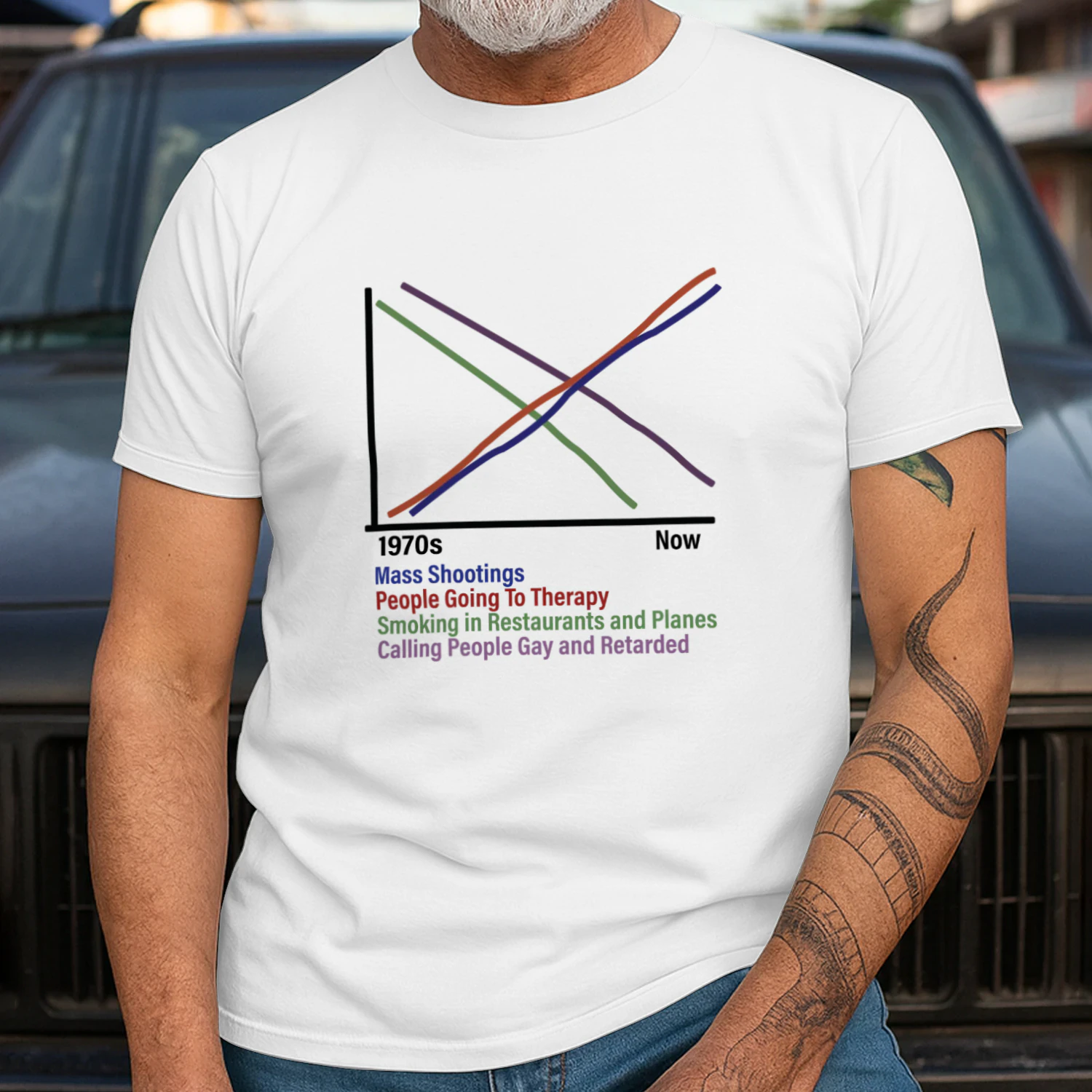 Mass Shootings People Going To Therapy T Shirt